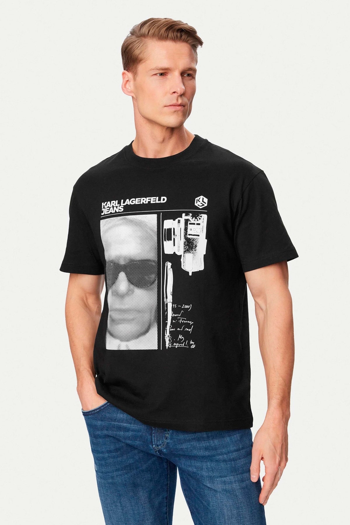 KARL LAGERFELD JEANS BM en color NEGRO (1)