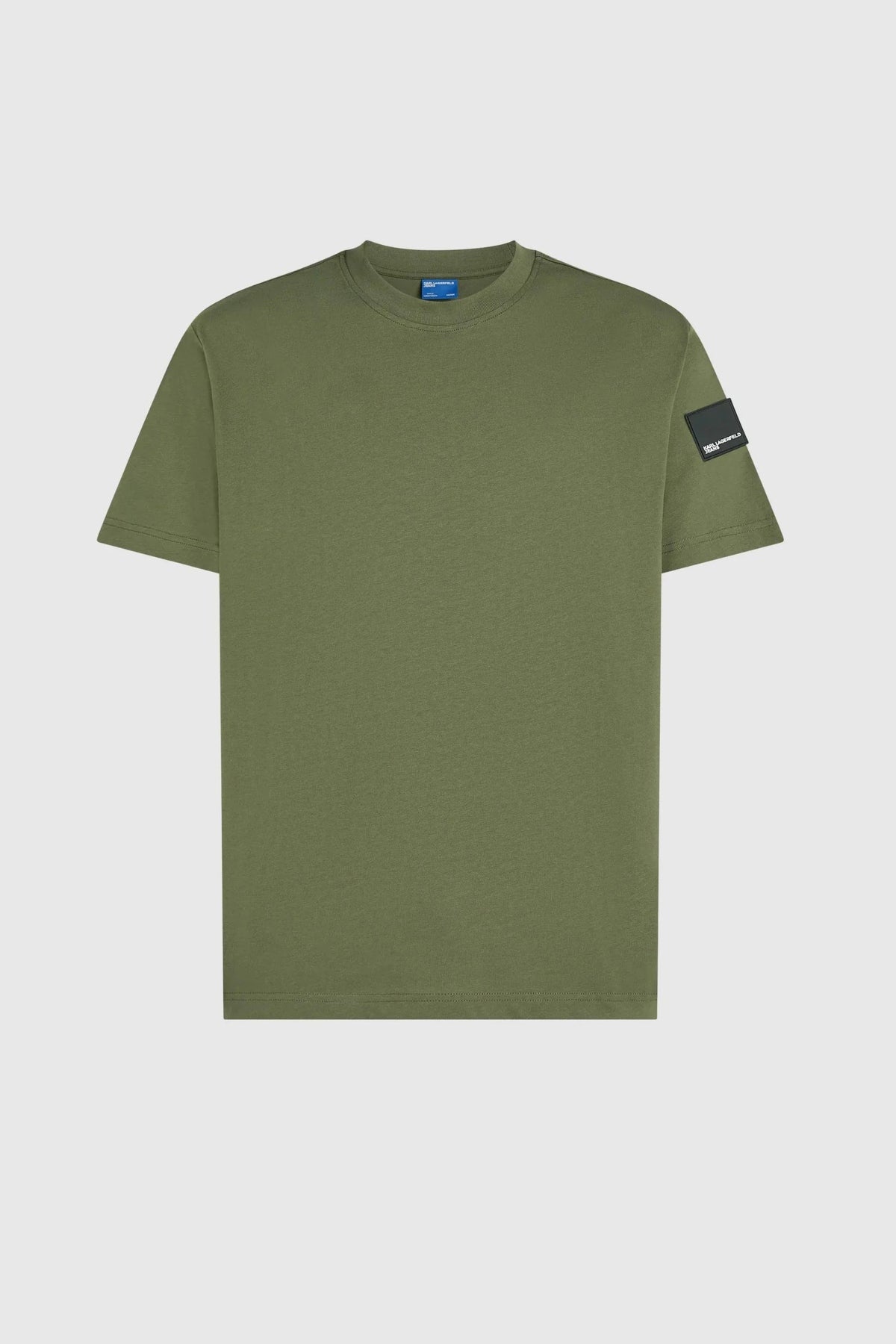 KARL LAGERFELD JEANS AM KLJ REG RUBBER PATCH TEE en color VERDE (4)
