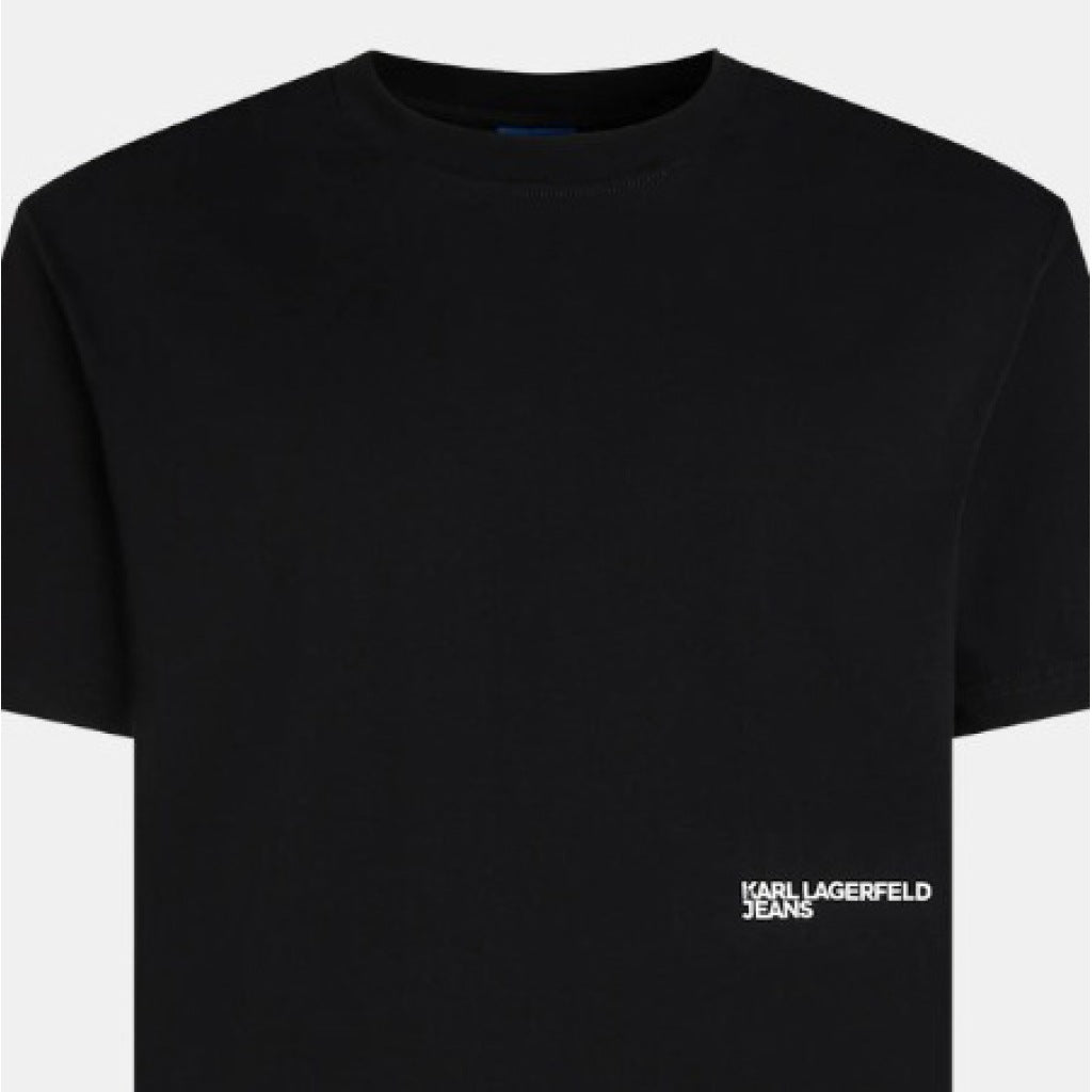 KARL LAGERFELD JEANS BM KLJ REG KARLISM TEE en color BEIS (6)