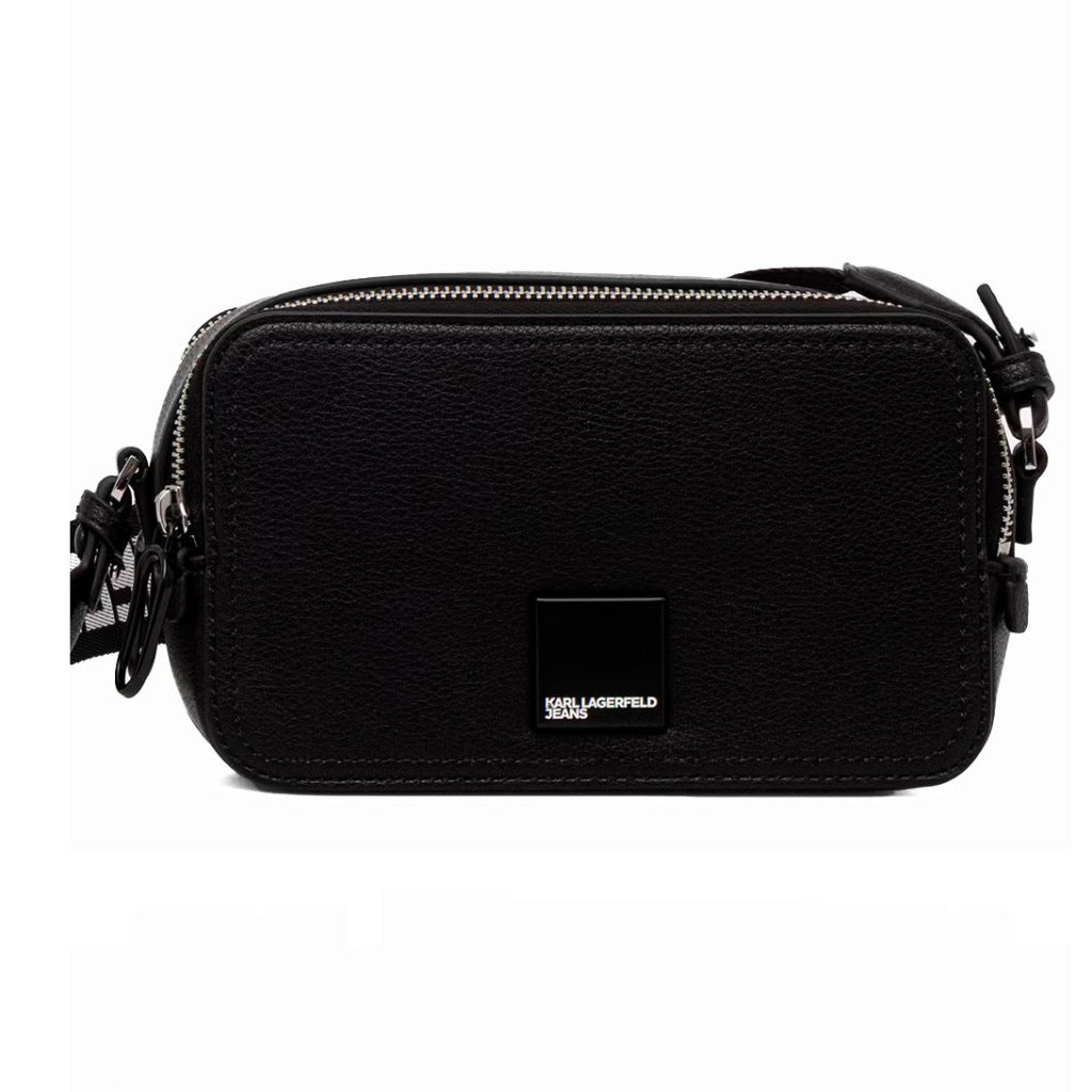 KARL LAGERFELD JEANS BW KLJ BOX LOGO CAMERA BAG en color NEGRO (4)