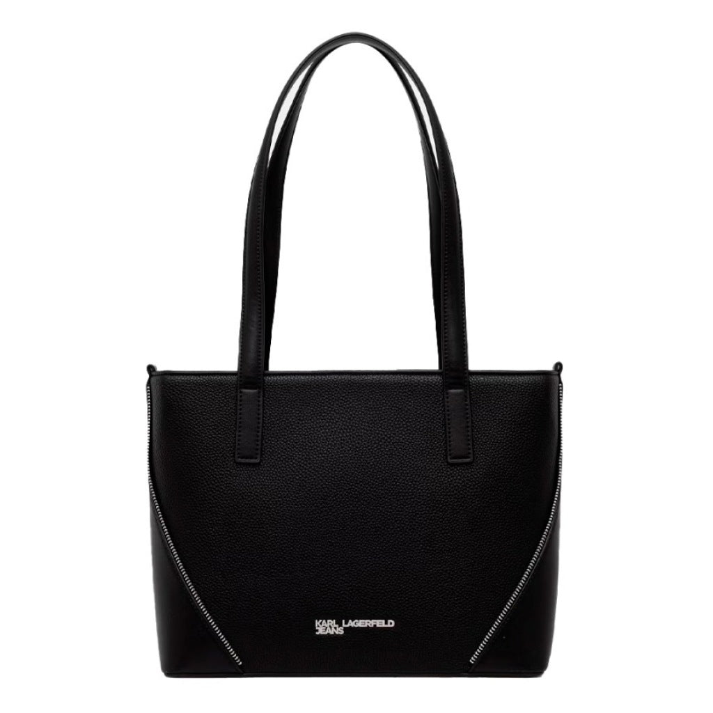KARL LAGERFELD JEANS BW KLJ REBEL MEDIUM TOTE en color NEGRO (4)
