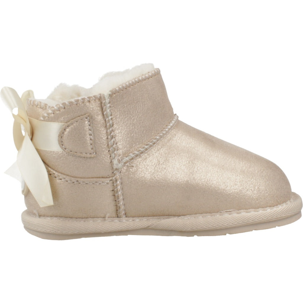 TECNOBABY BOOT BOW en color ORO (4)