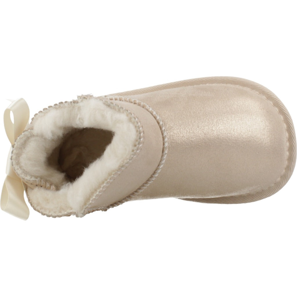 TECNOBABY BOOT BOW en color ORO (7)