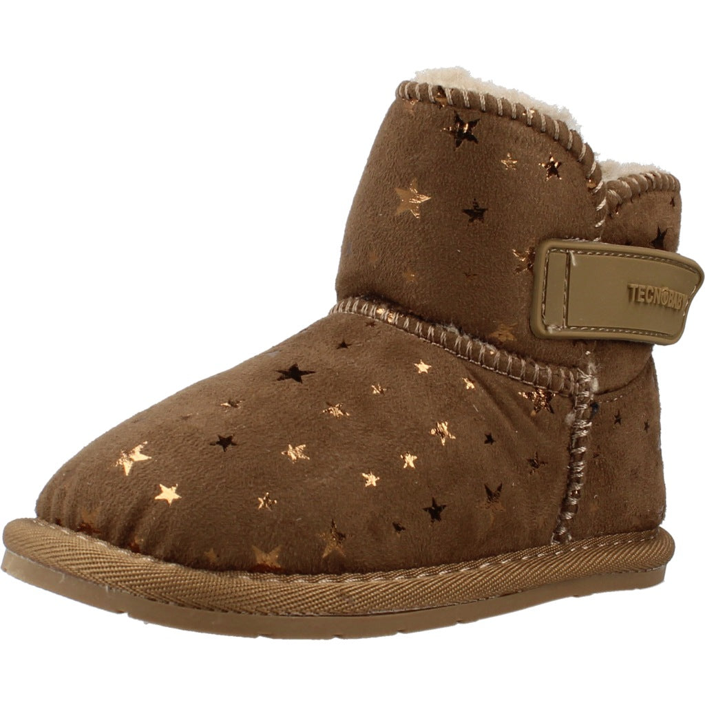 TECNOBABY AUSTRALIAN BOOTS PRINT STARS en color MARRON (1)