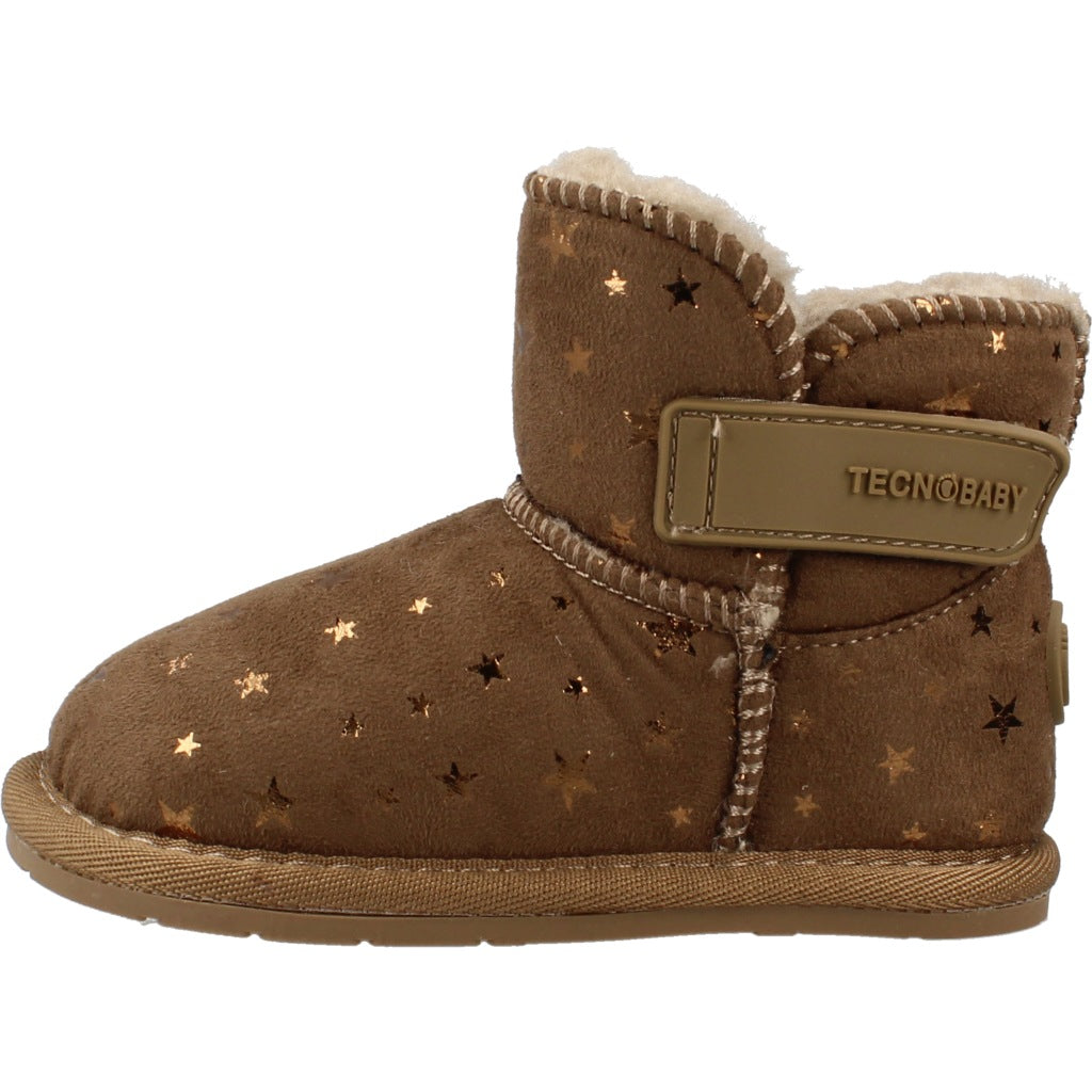 TECNOBABY AUSTRALIAN BOOTS PRINT STARS en color MARRON (2)