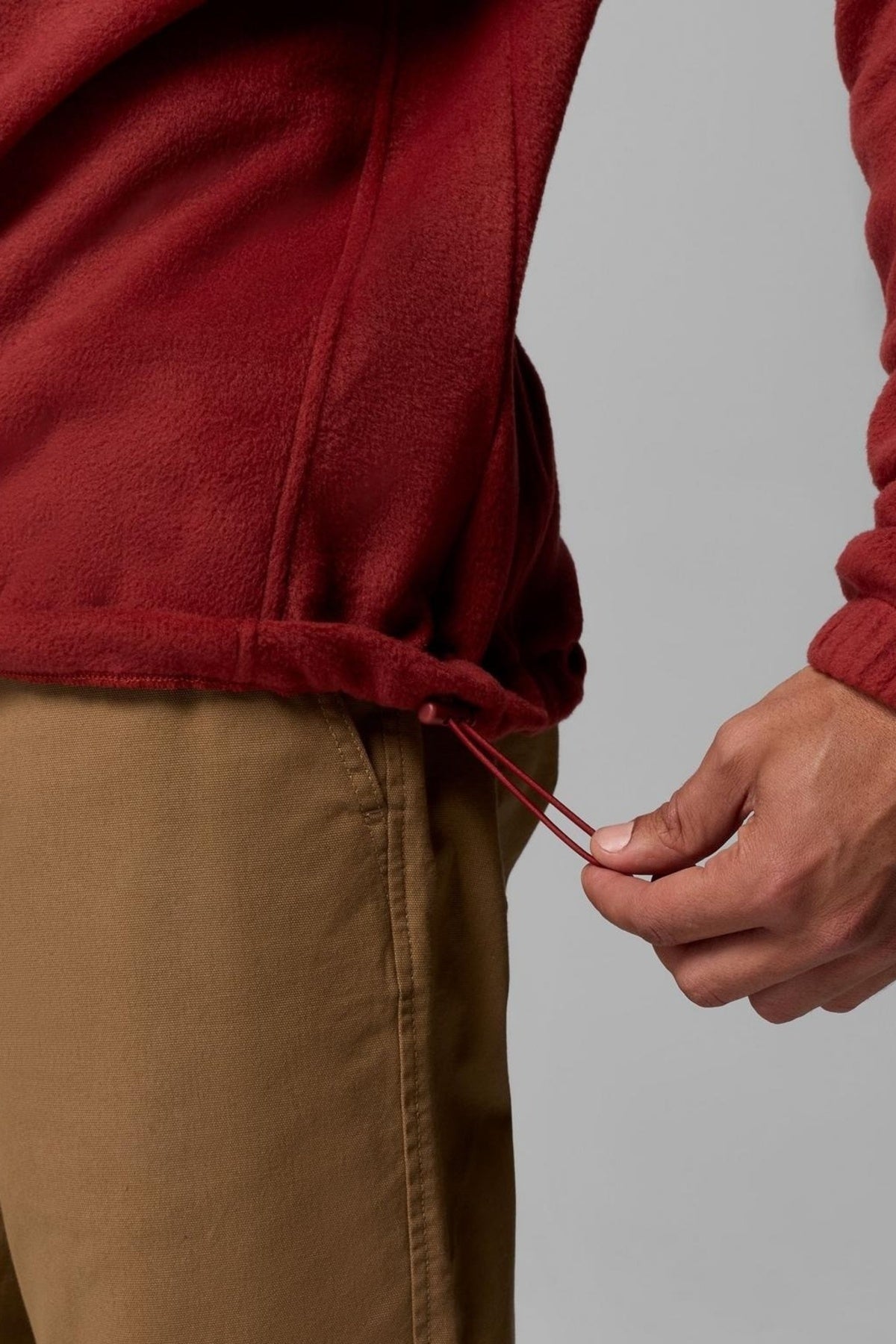 COLUMBIA CB STEENS MOUNTAIN HALF ZIP en color ROJO (5)