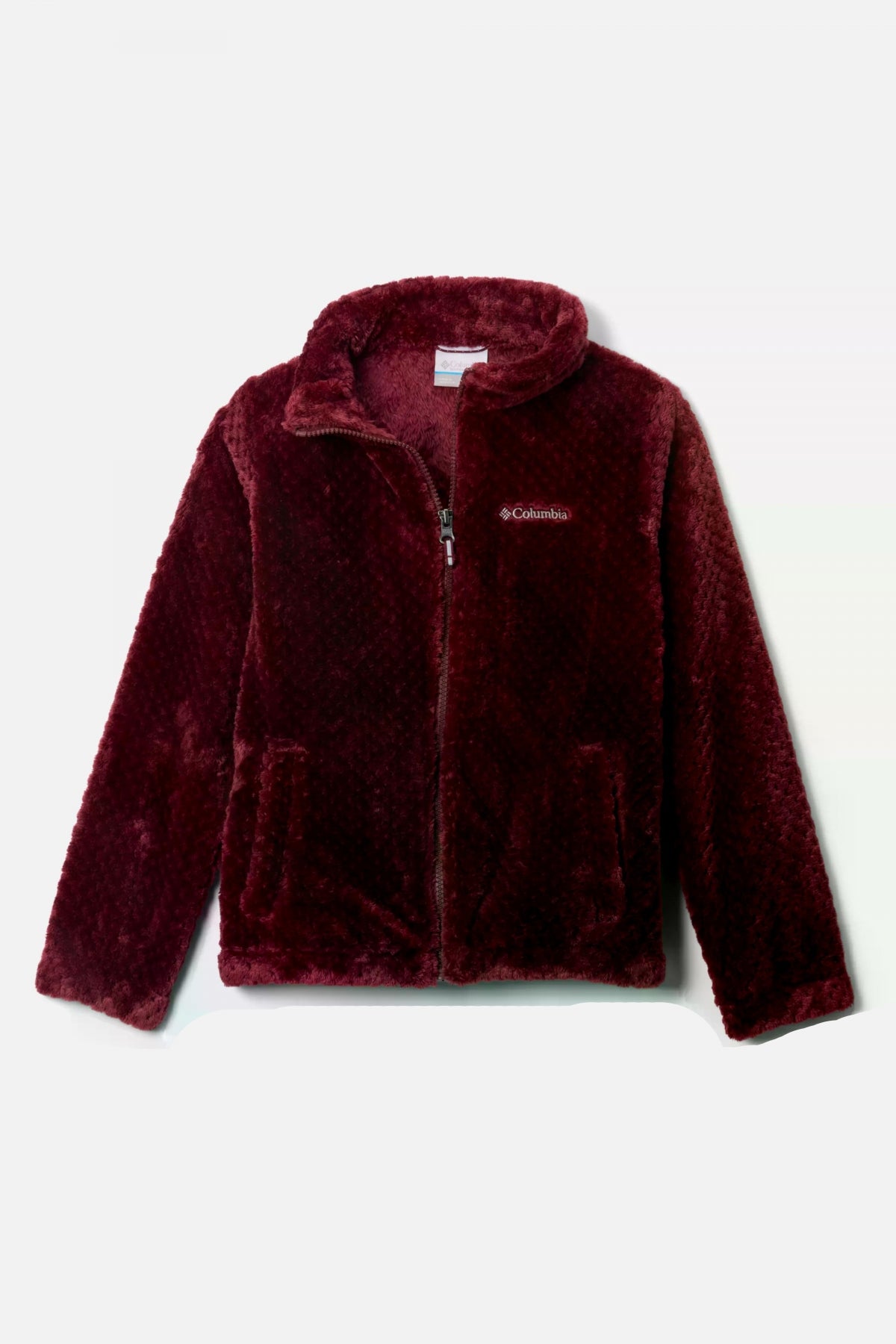 COLUMBIA FIRE SIDE SHERPA FULL ZIP en color BURDEOS (1)