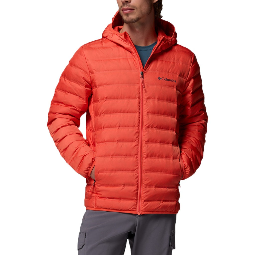 COLUMBIA LAKE II DOWN HOODED JACKET en color NARANJA (4)