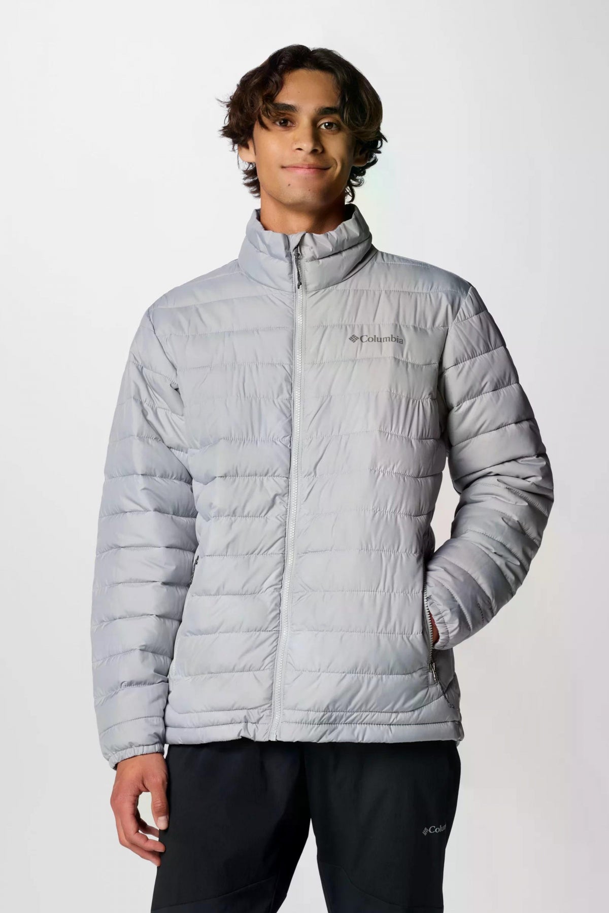 COLUMBIA POWDER LITE II JACKET en color GRIS (1)