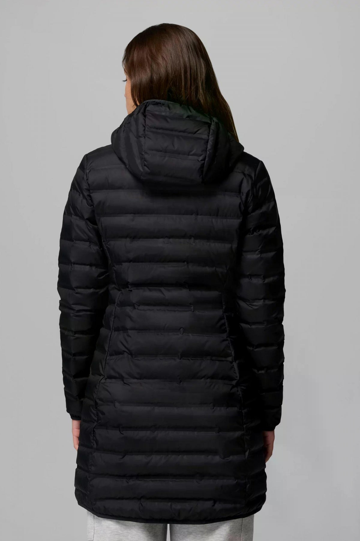 COLUMBIA LAKE II DOWN LONG HOOD en color NEGRO (2)