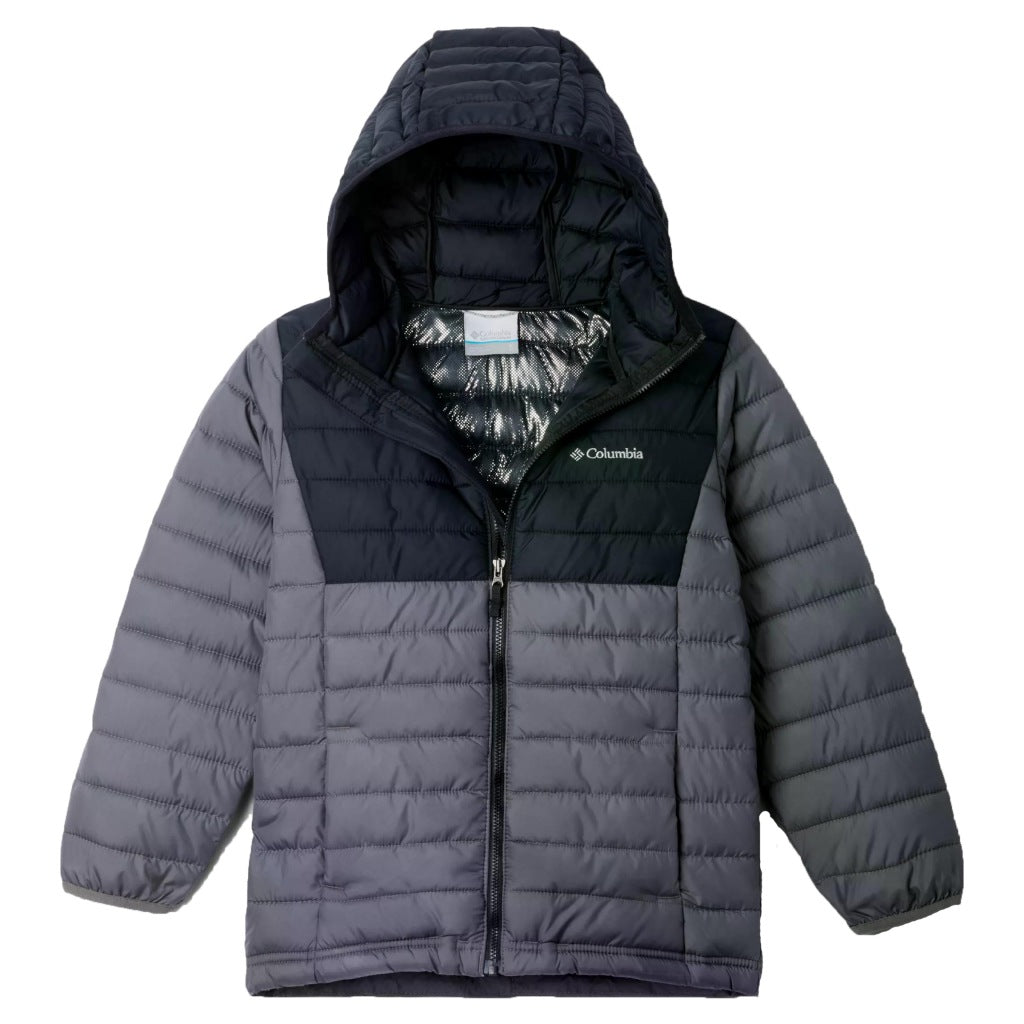 COLUMBIA POWDER LITE II HOODED JACKET en color GRIS (4)