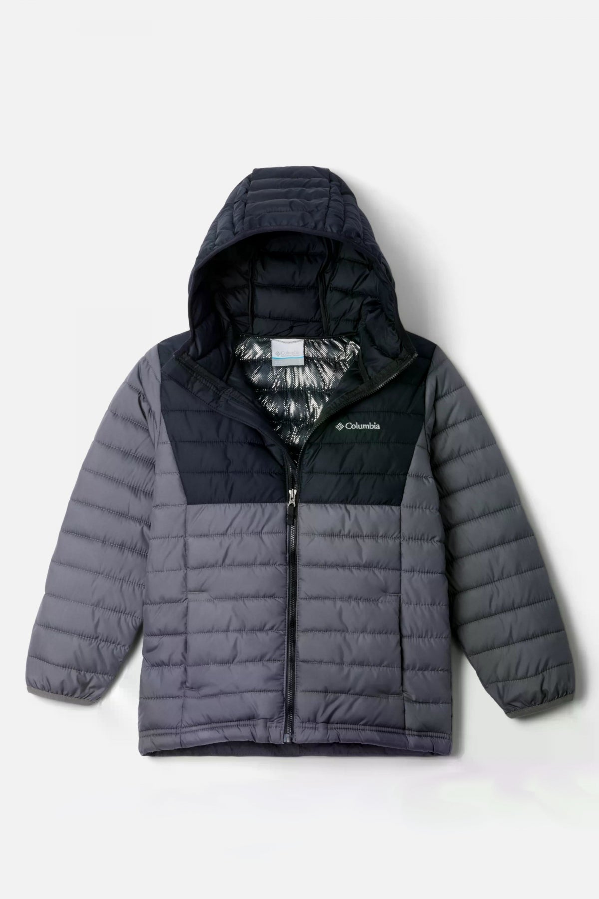 COLUMBIA POWDER LITE II HOODED JACKET en color GRIS (1)