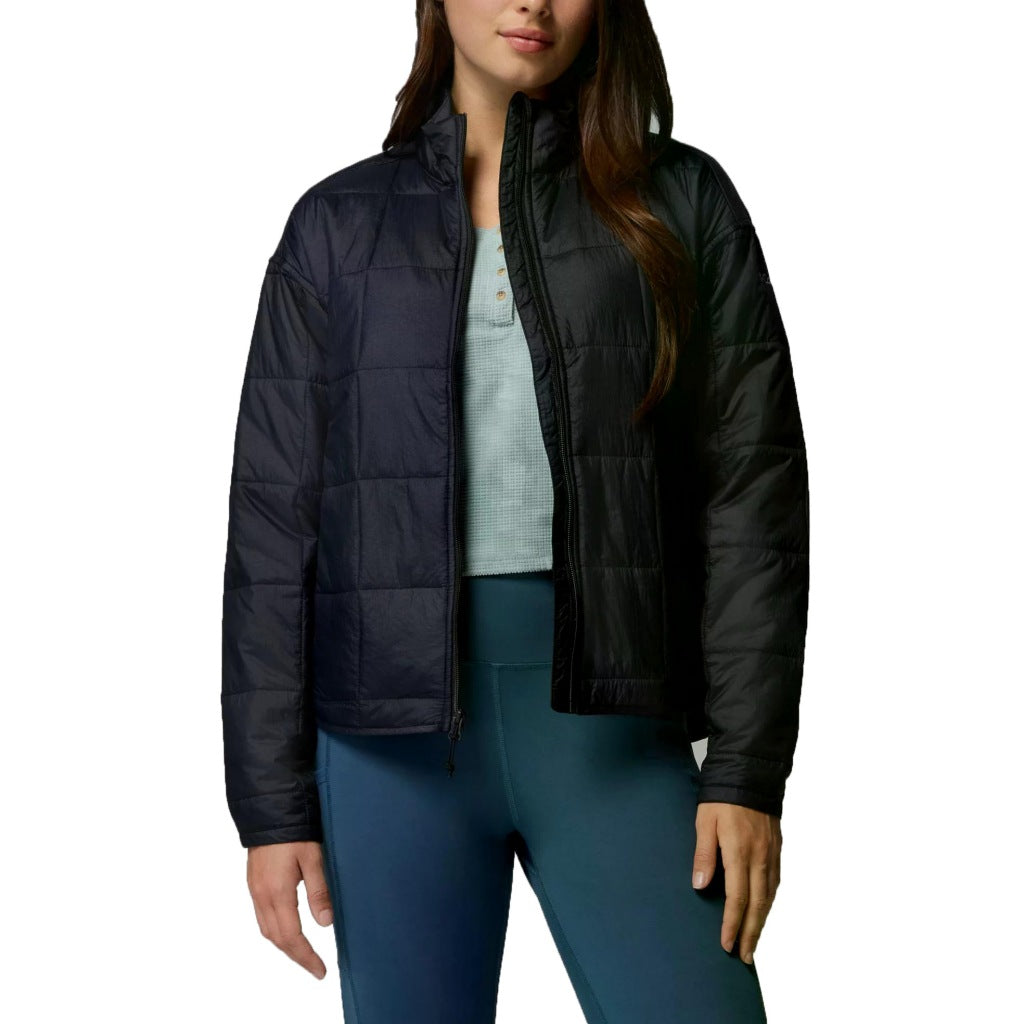 COLUMBIA SIENNA HILL QUILTED JACKET en color NEGRO (4)