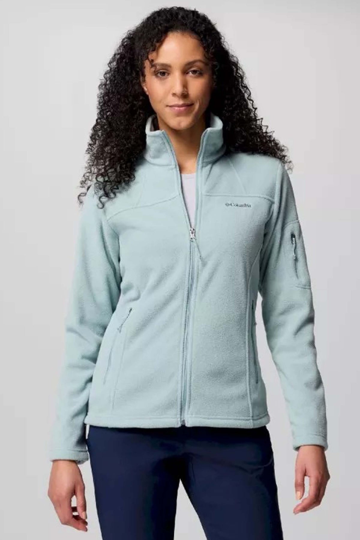 COLUMBIA FAST TREK II JACKET en color AZUL (1)