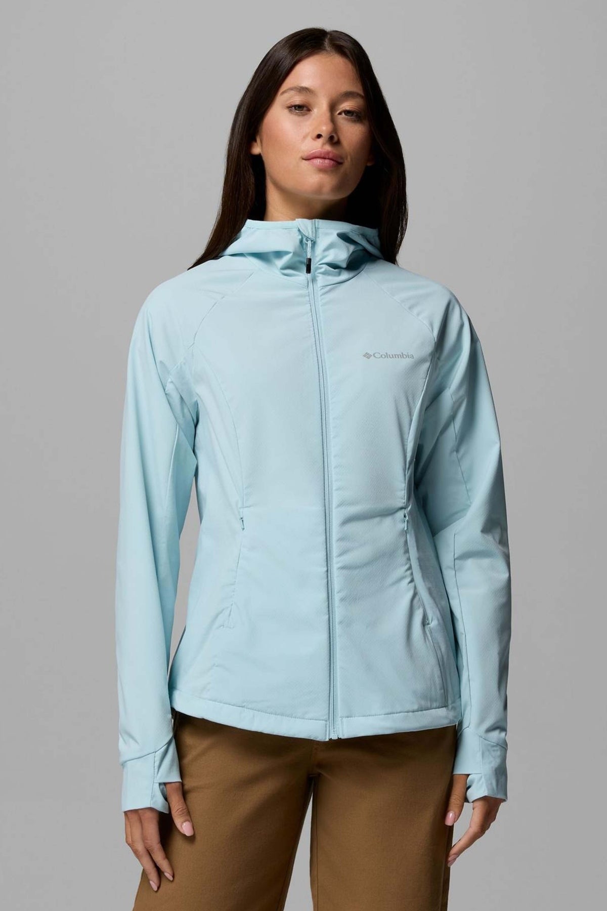 COLUMBIA SWEET AS III HOODED en color AZUL (1)
