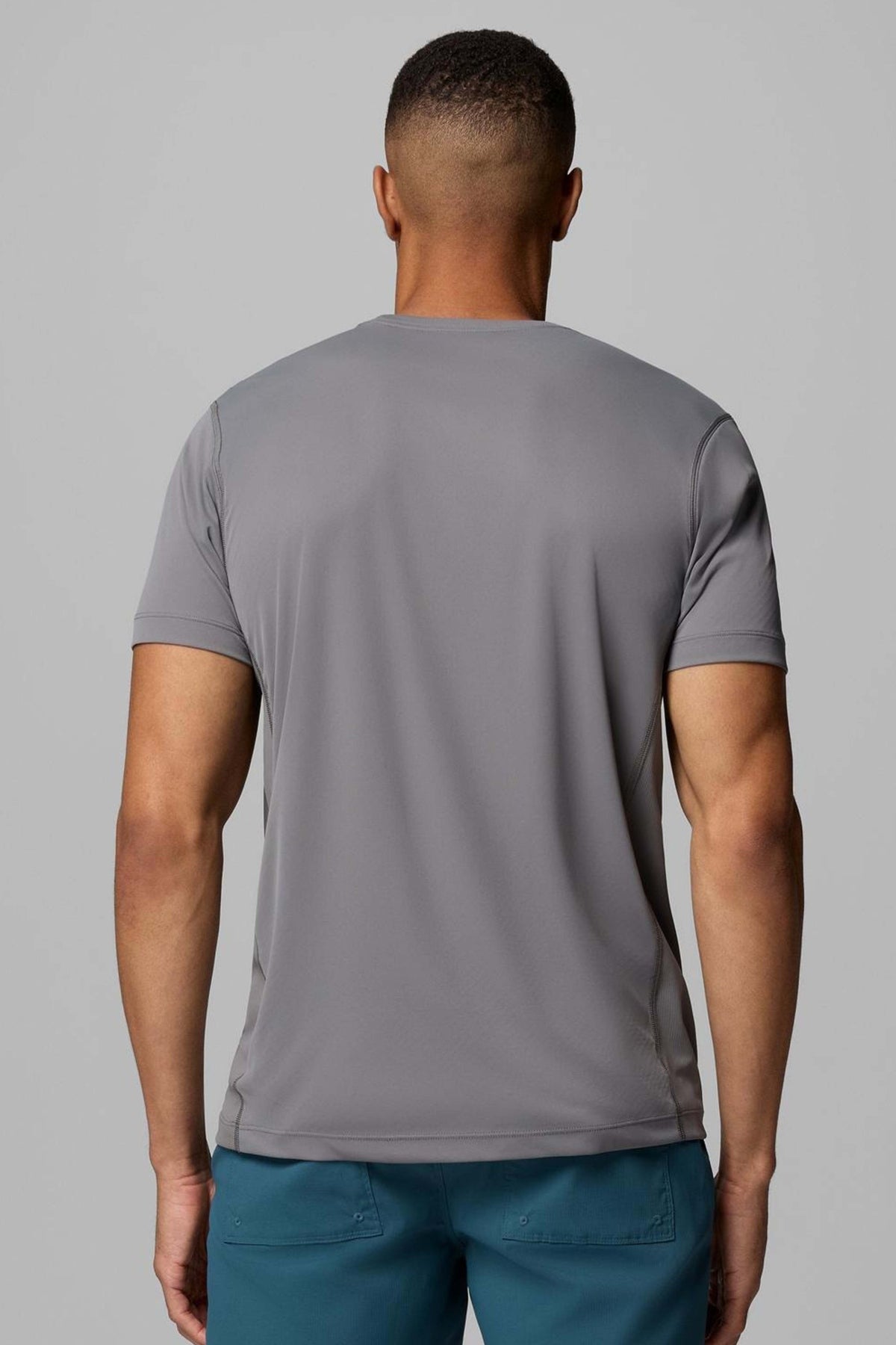 COLUMBIA RULES LIGHT SS CREW en color GRIS (2)
