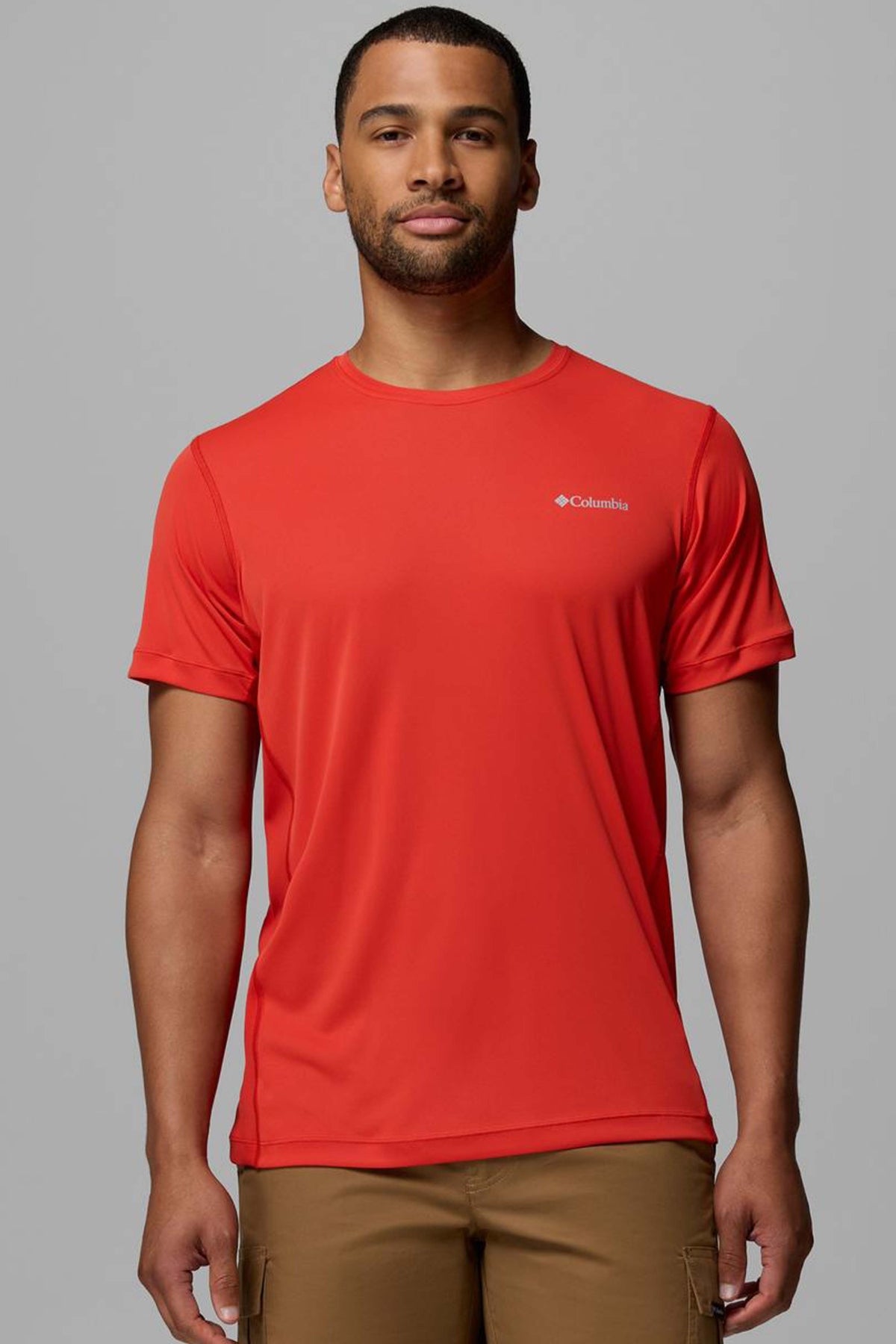 COLUMBIA RULES LIGHT SS CREW en color NARANJA (1)