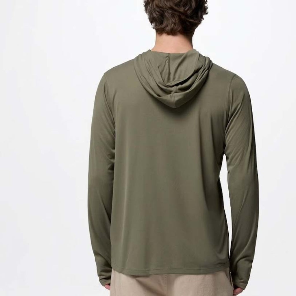 COLUMBIA ZERO RULES LIGHT HOODIE en color VERDE (5)