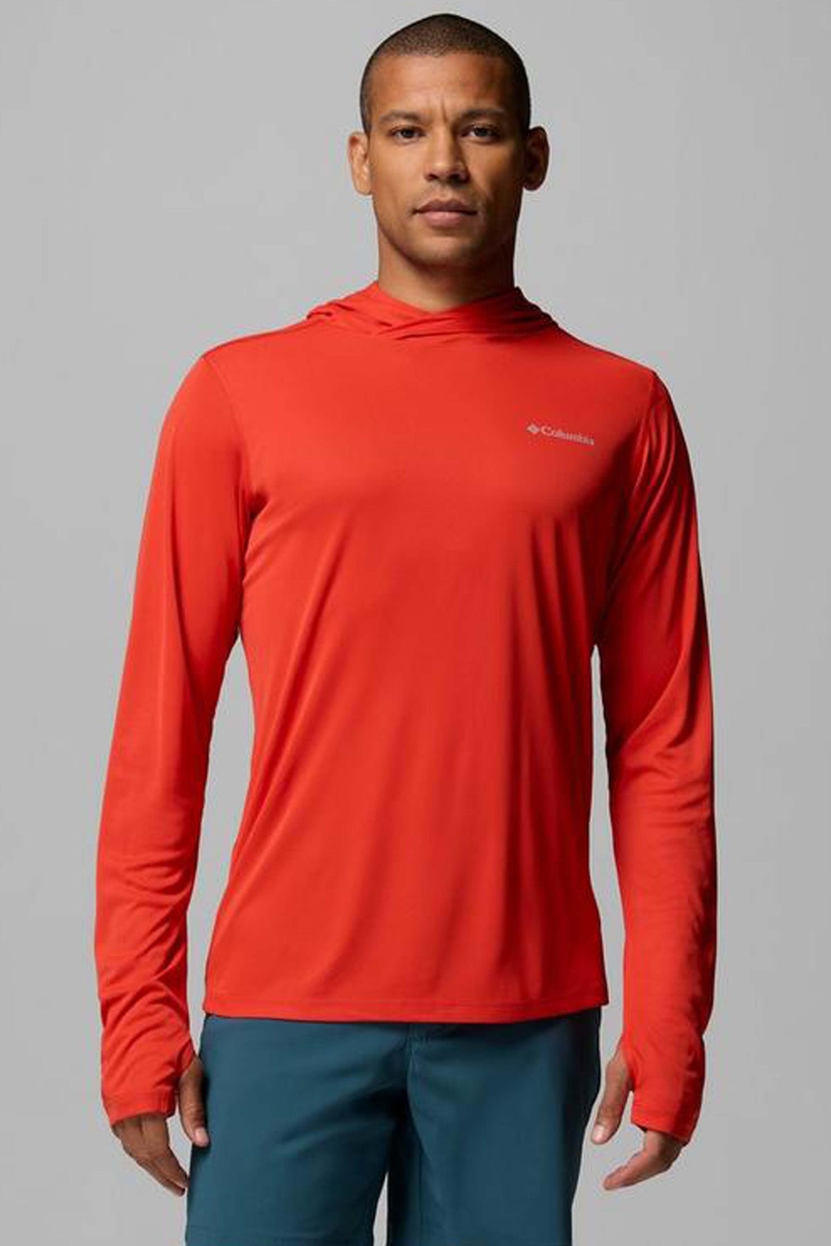 COLUMBIA ZERO RULES LIGHT HOODIE en color NARANJA (1)