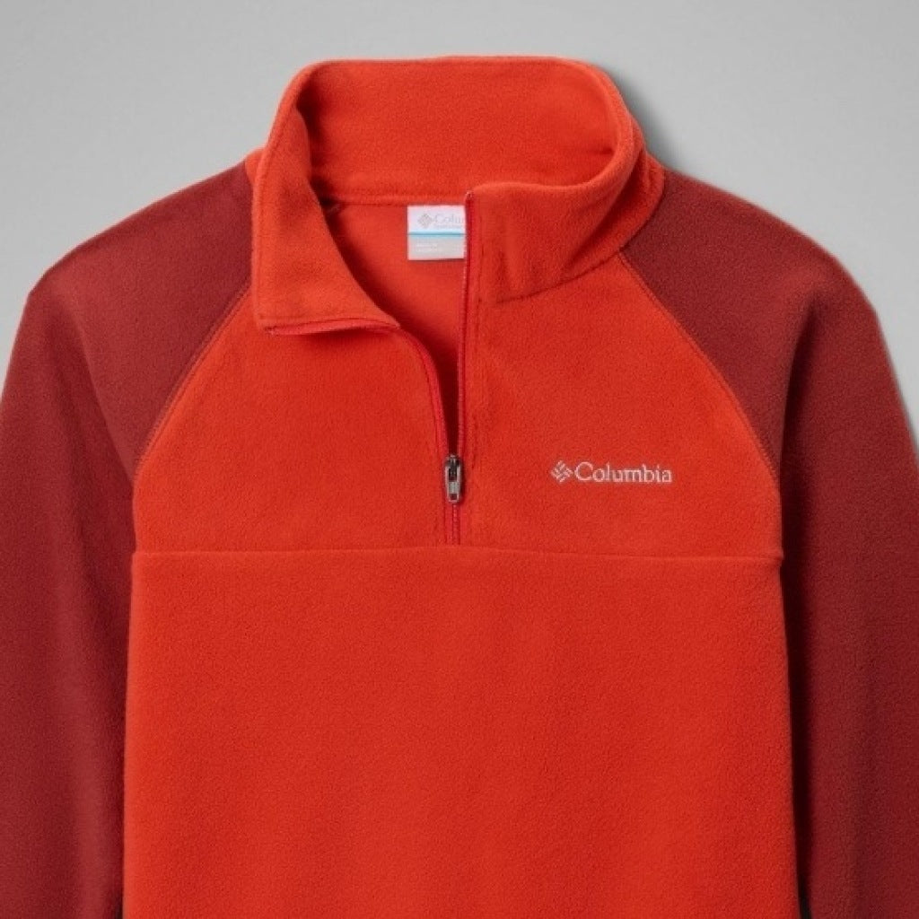 COLUMBIA GLACIAL HALF ZIP en color ROJO (6)