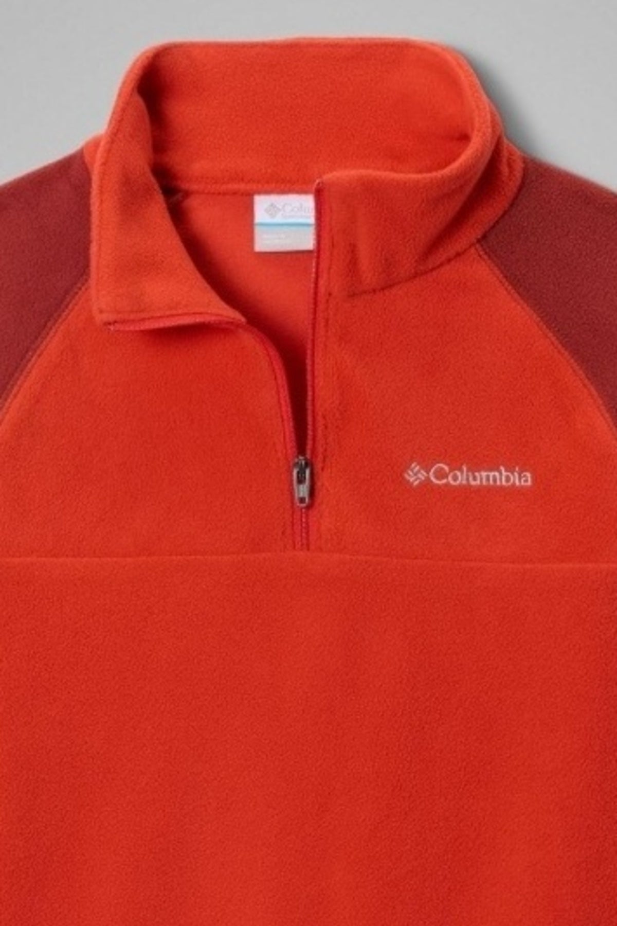 COLUMBIA GLACIAL HALF ZIP en color ROJO (3)