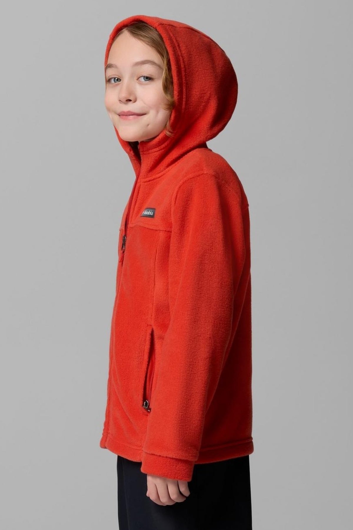COLUMBIA STEENS II FLEECE HOODIE en color ROJO (3)