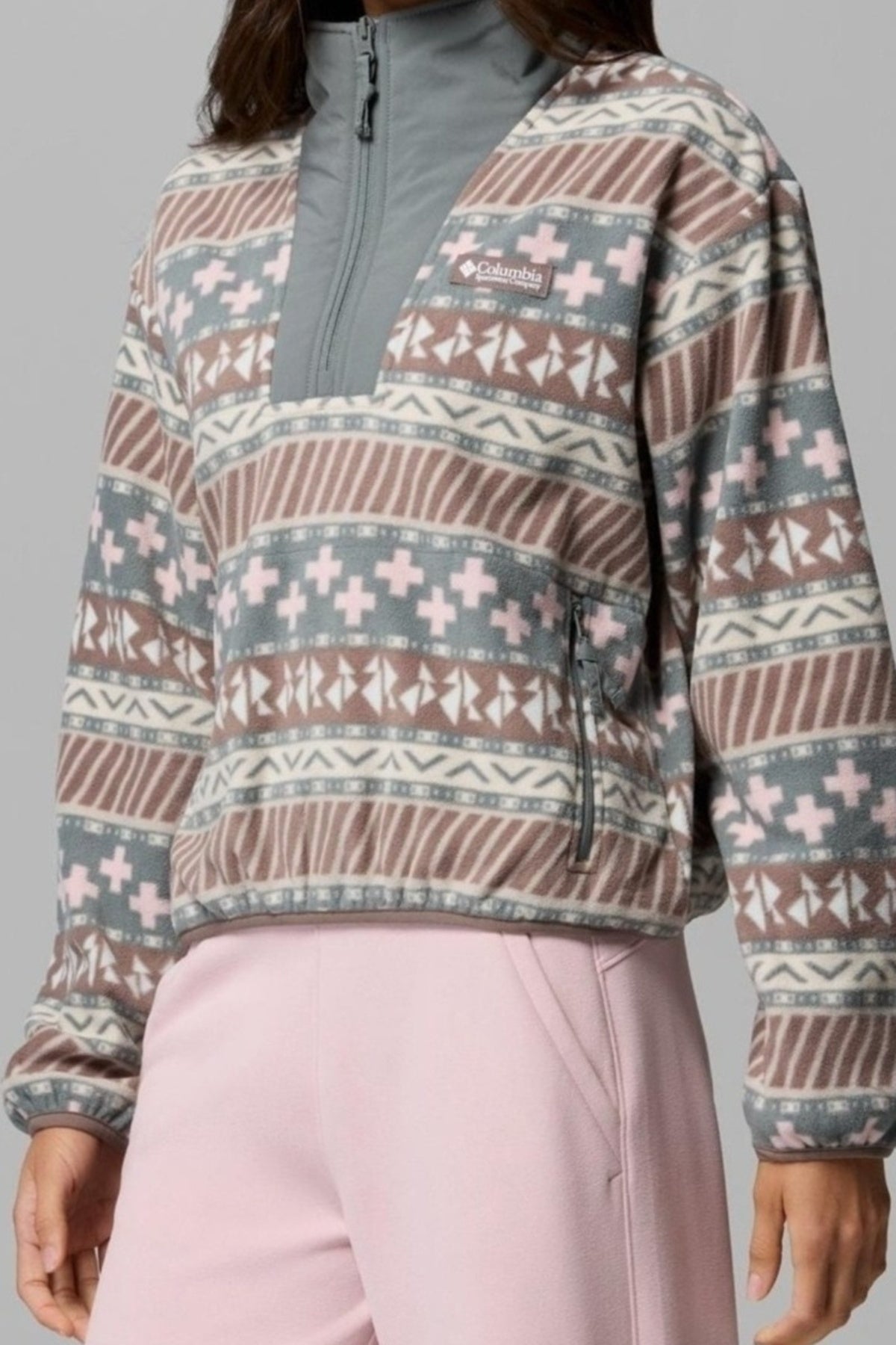 COLUMBIA SEQUOIA GROVE II PRINTED HALF ZIP en color MULTICOLOR (1)