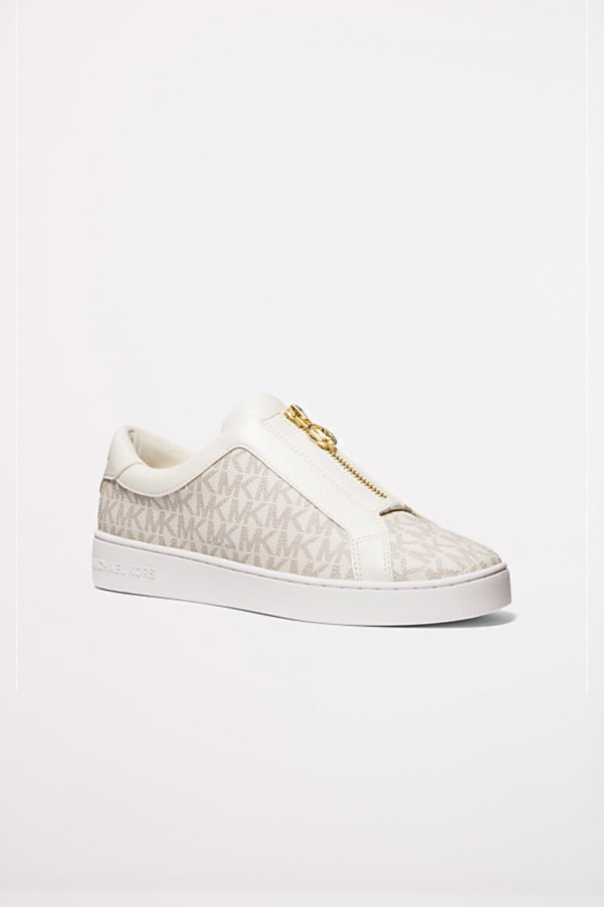 MICHAEL KORS KEATON ZIP SLIP ON en color BLANCO (1)