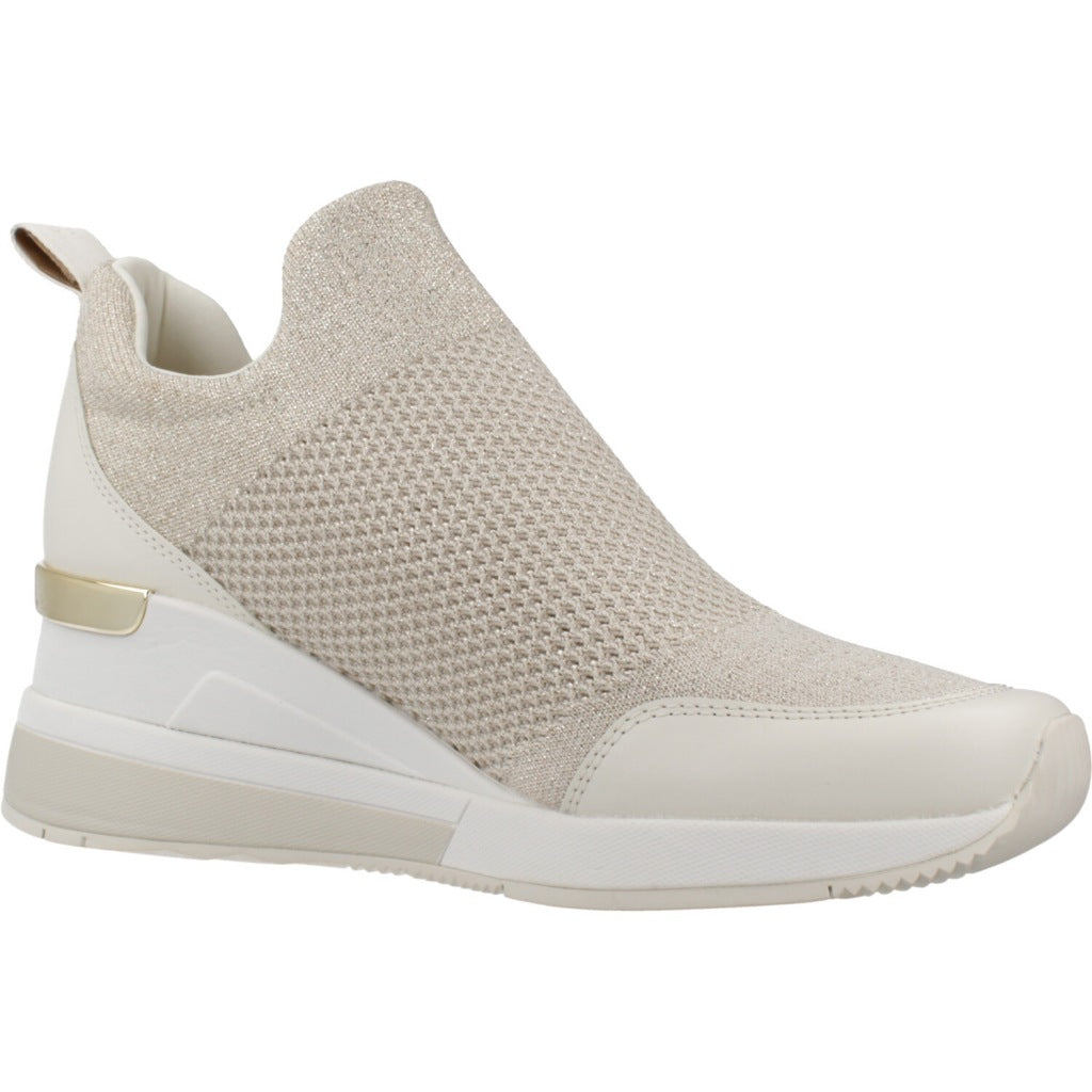 MICHAEL KORS WILLIS WEDGE TRAINER en color BLANCO (5)