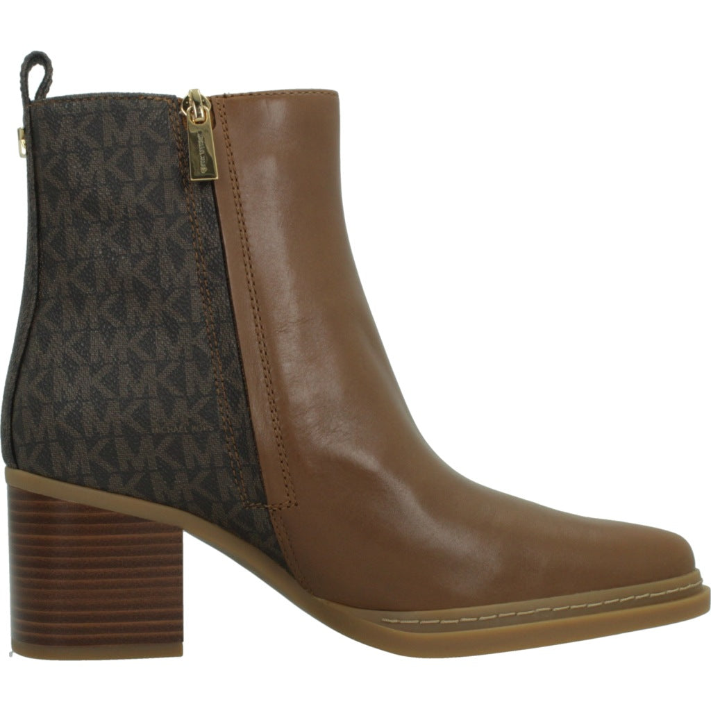 MICHAEL KORS FLXMEL LEX BOOTIE en color MARRON CLARO (4)