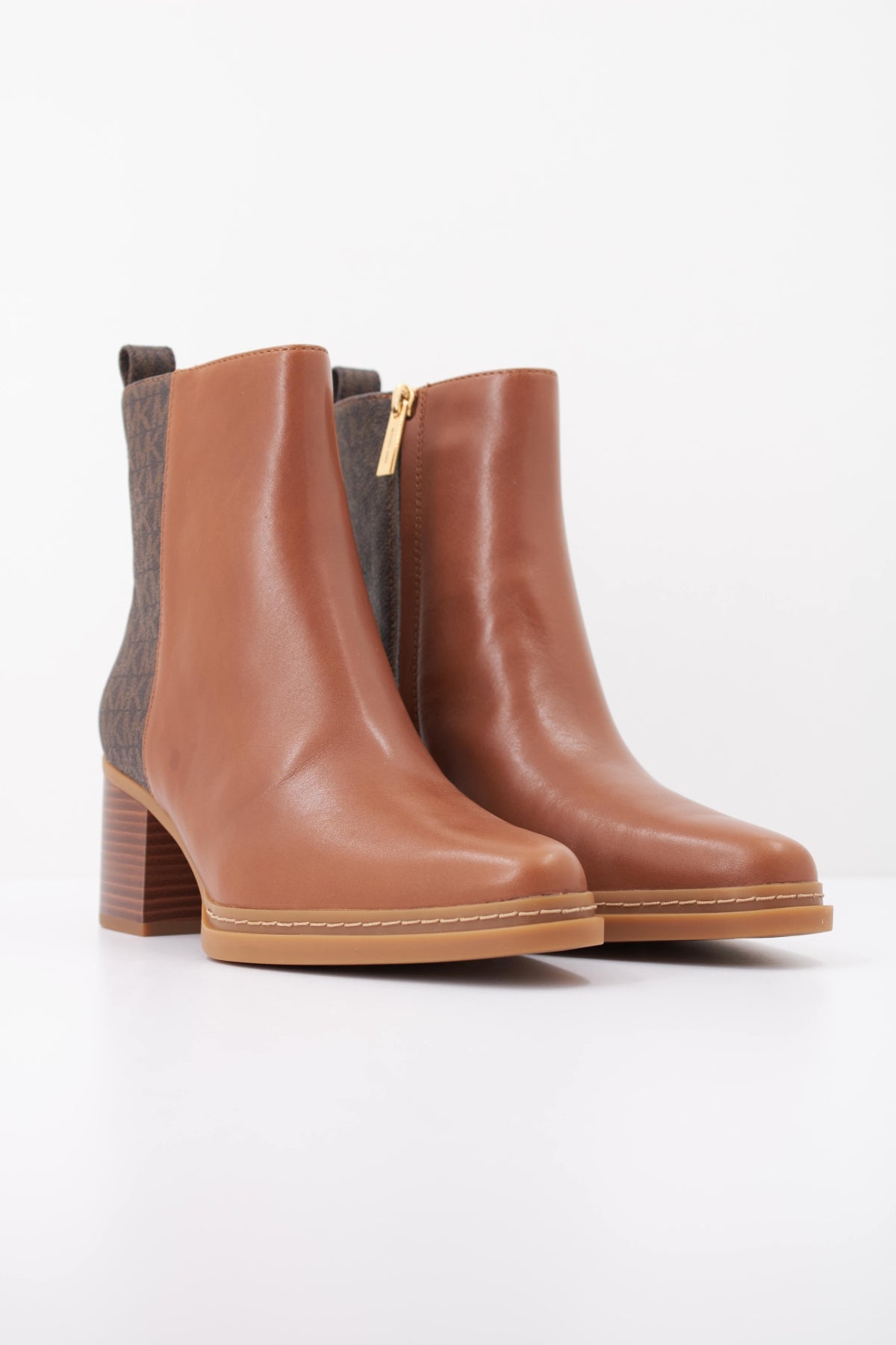 MICHAEL KORS LEX BOOTIE en color MARRON CLARO (2)