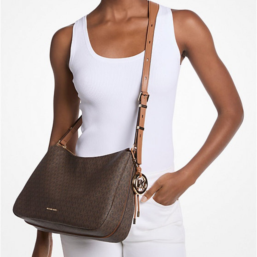 MICHAEL KORS NOLITA en color MARRON (6)