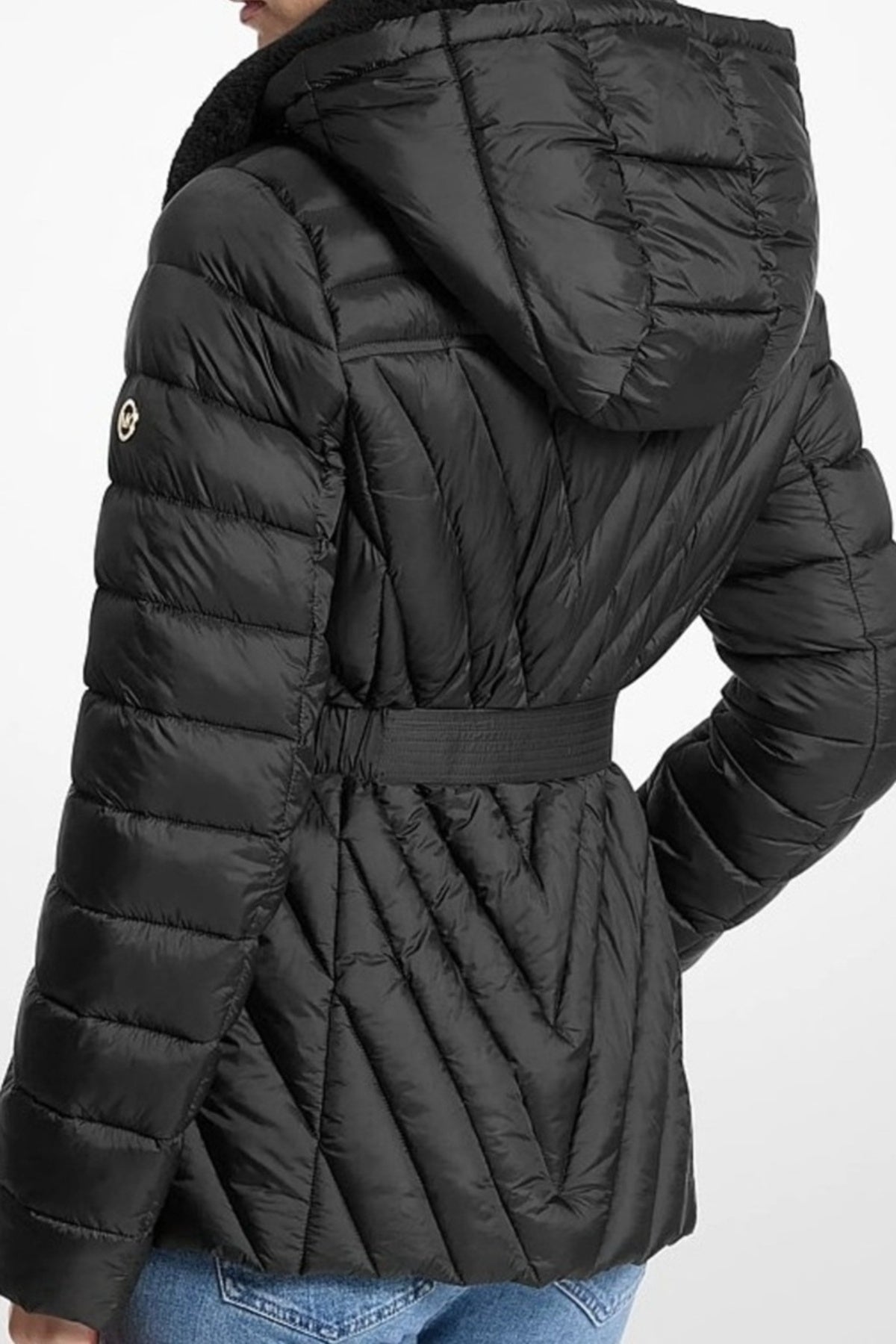 MICHAEL KORS PACKABLE JACKET W FX FUR TRIM CO en color (2)