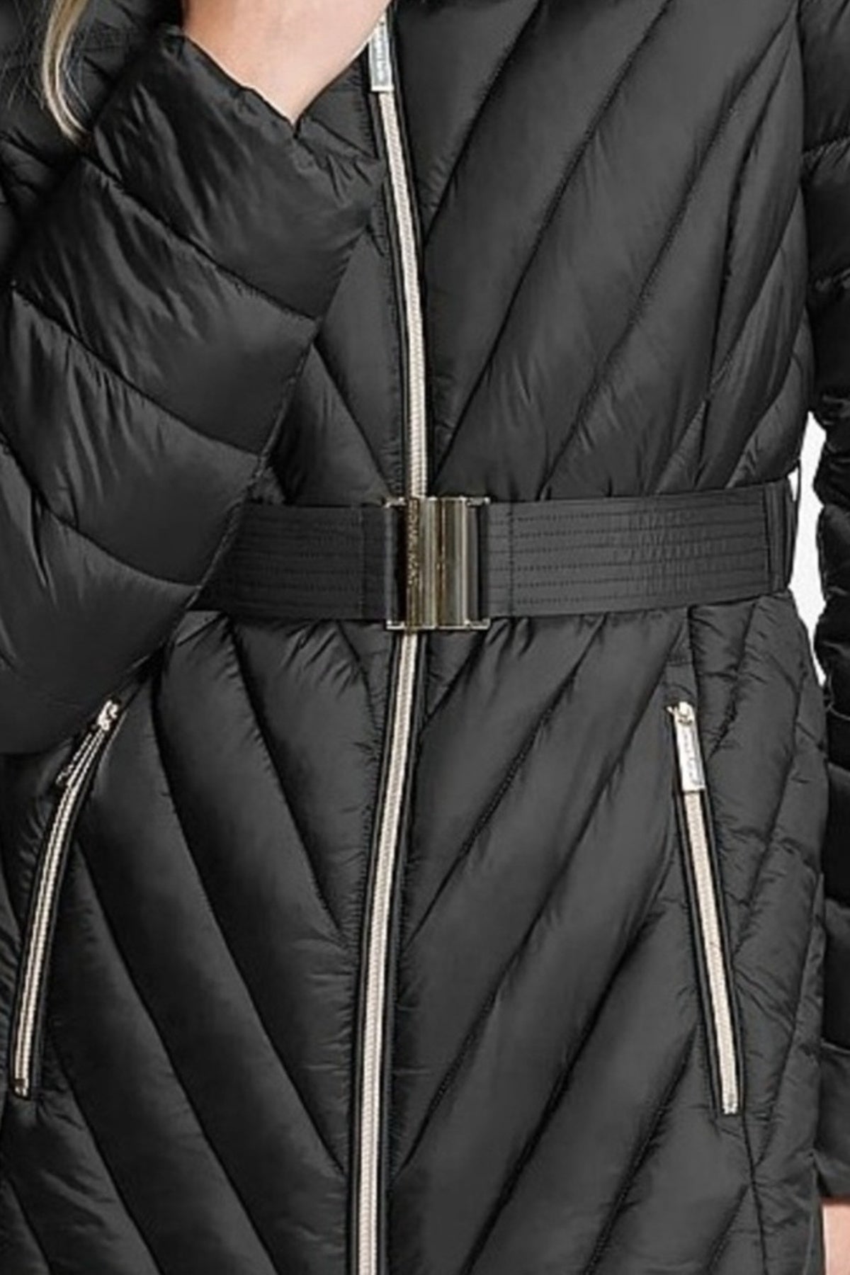 MICHAEL KORS PACKABLE JACKET W FX FUR TRIM CO en color (3)