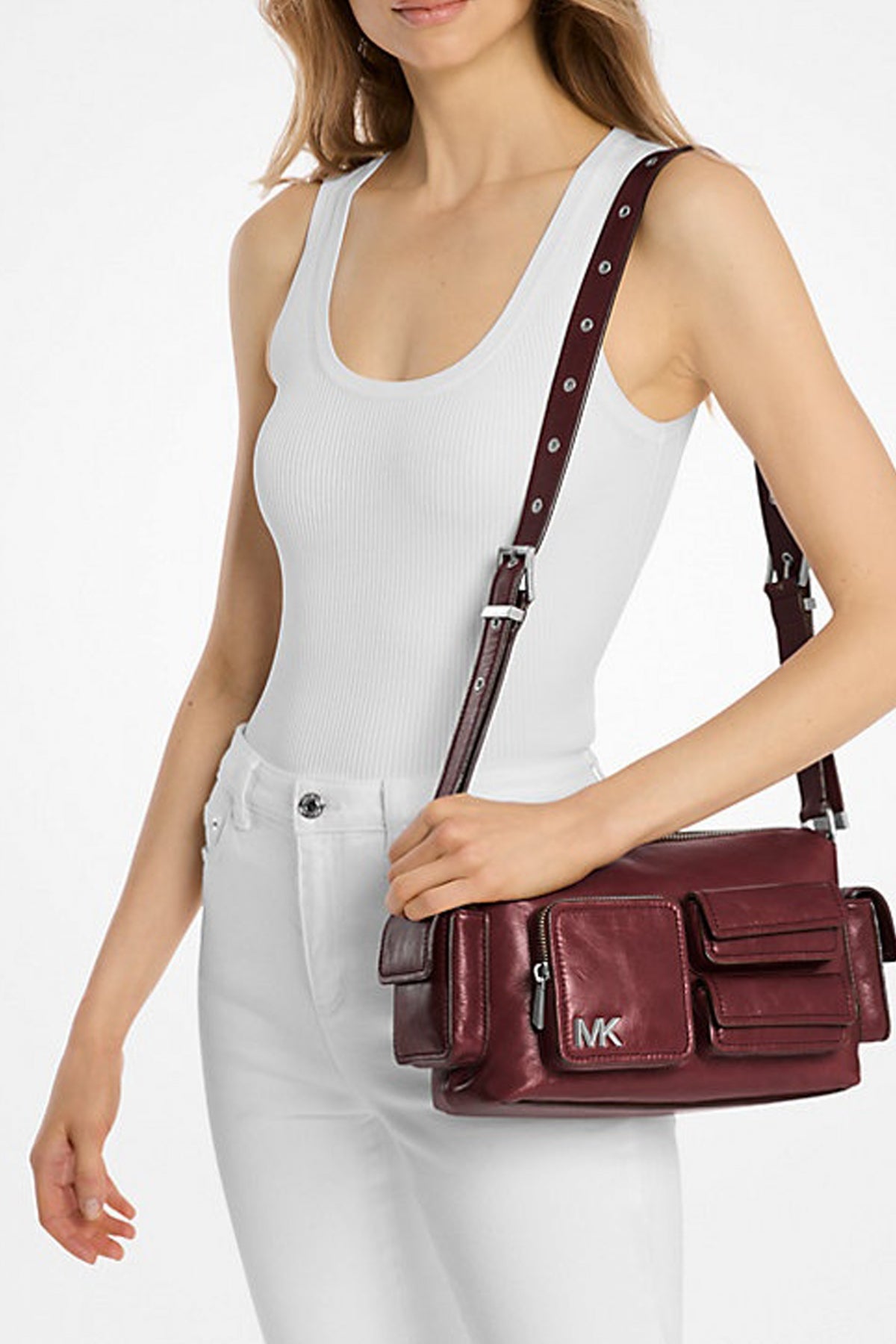 MICHAEL KORS DAKOTA en color MARRON (3)