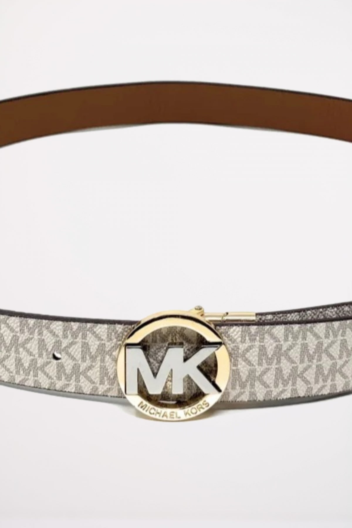 MICHAEL KORS REVERSIBLE BELT en color BEIS (3)