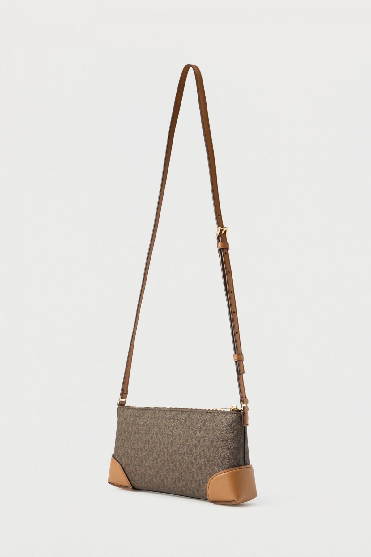 MICHAEL KORS MURPHY SM EW ZIP XBODY en color MARRON (4)