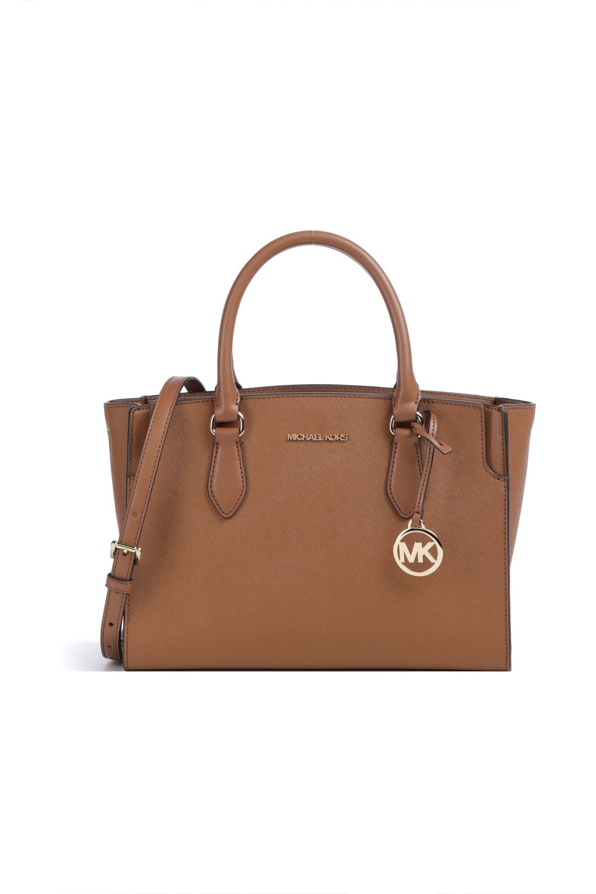 MICHAEL KORS BECCA MD SATCHEL en color MARRON (1)