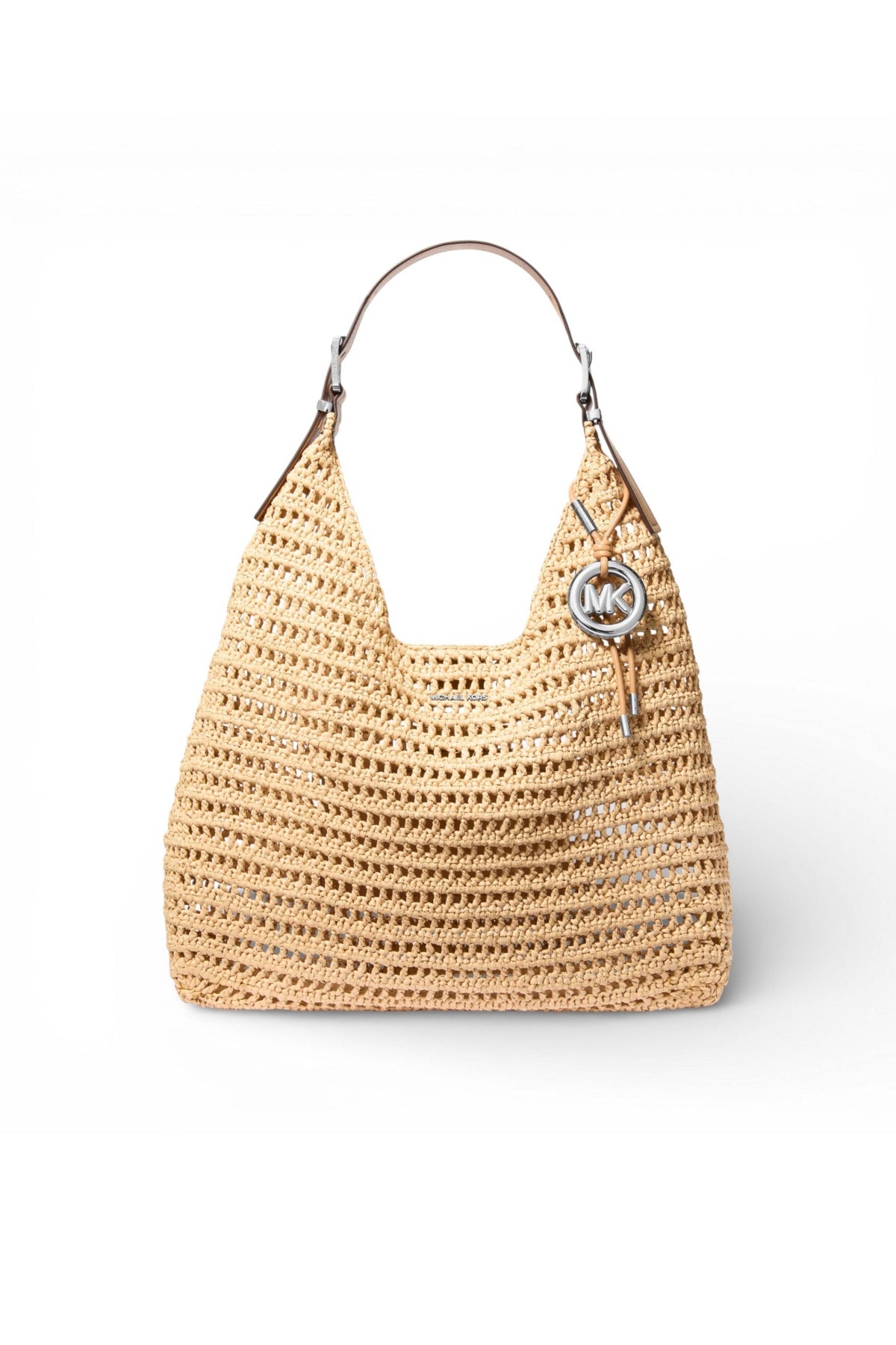 MICHAEL KORS NOLITA LG HOBO SHLDR en color MARRON CLARO (2)