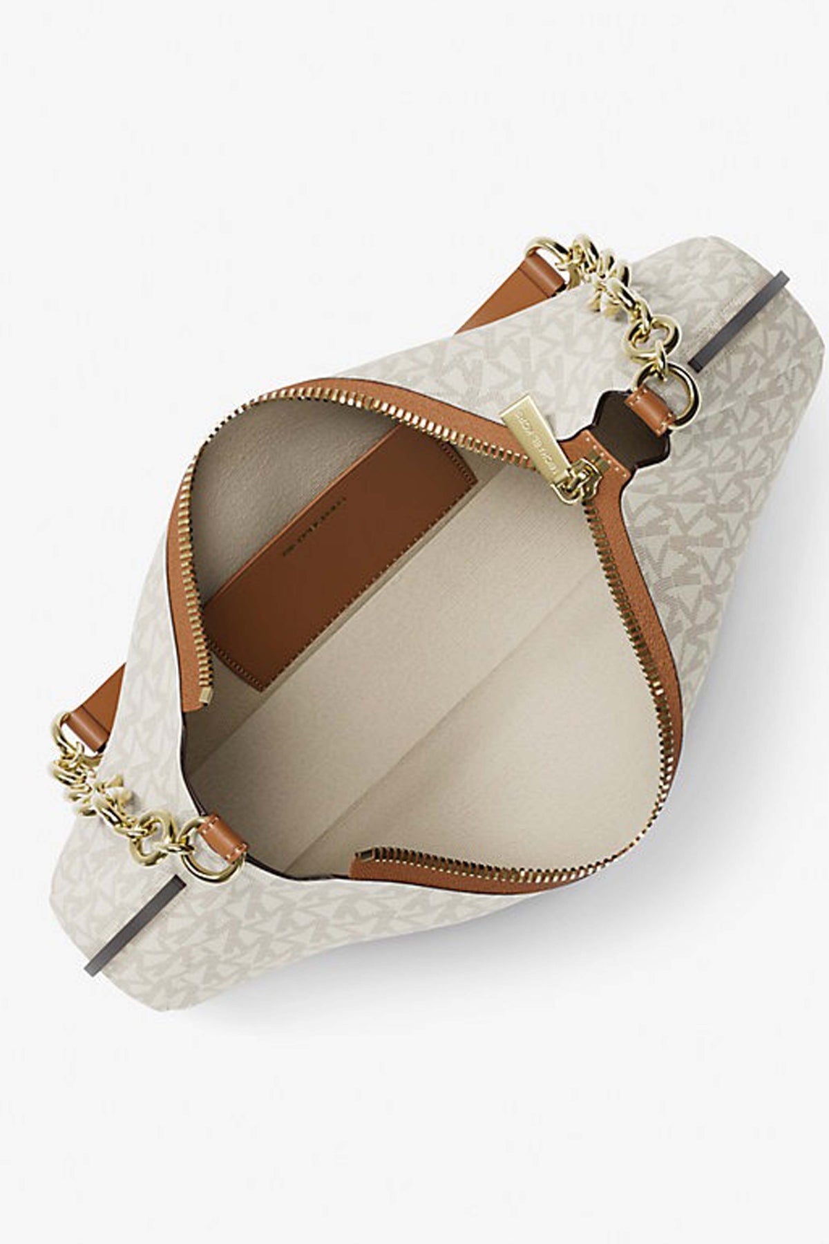 MICHAEL KORS MD CHAIN POUCHETTE en color BLANCO (4)