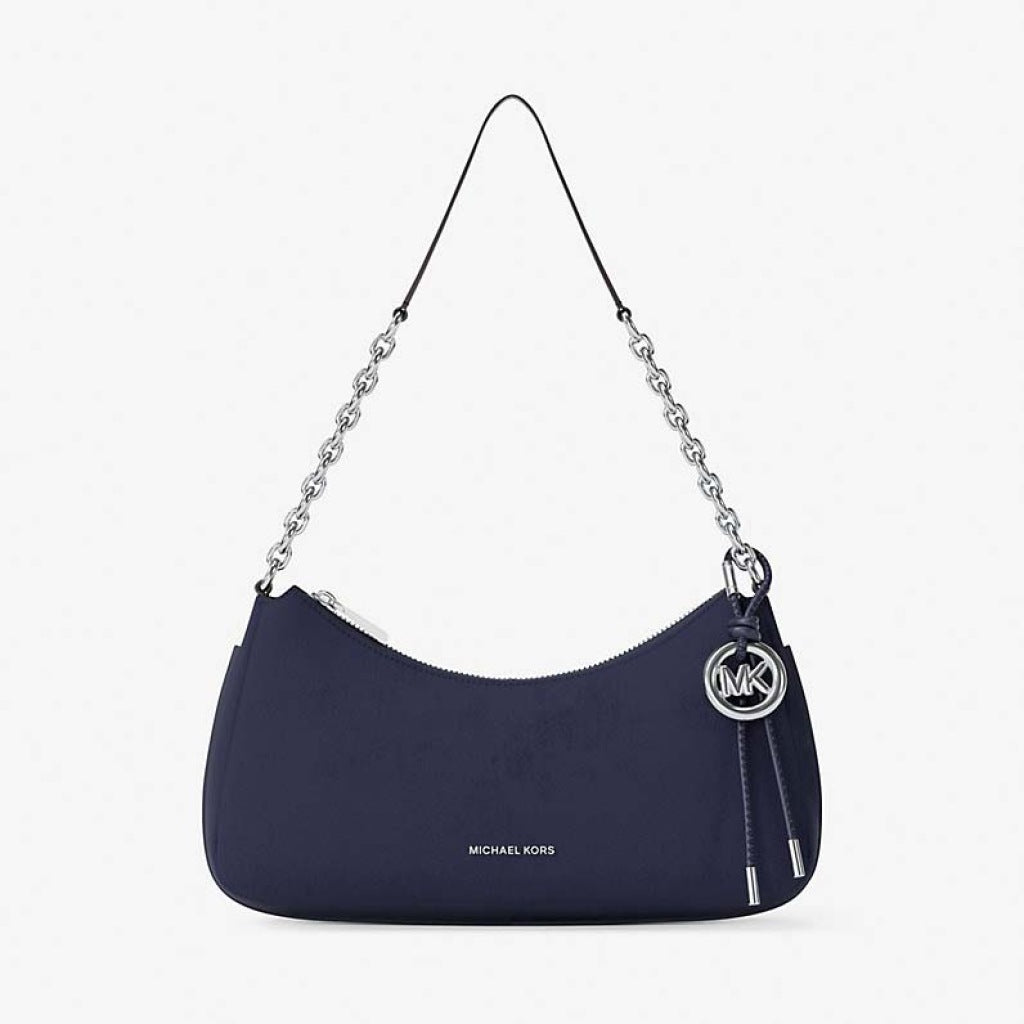 MICHAEL KORS MD CHAIN POUCHETTE en color AZUL (4)