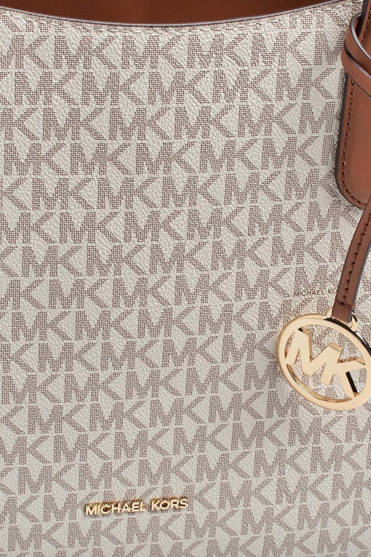 MICHAEL KORS LG TZ TOTE ARDEN en color BEIS (3)