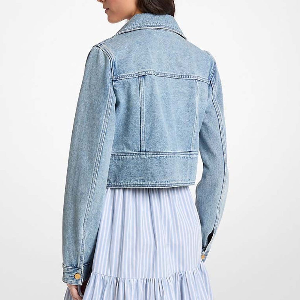 MICHAEL KORS MSDYLAA CHAQUETA TEJANA en color AZUL (5)