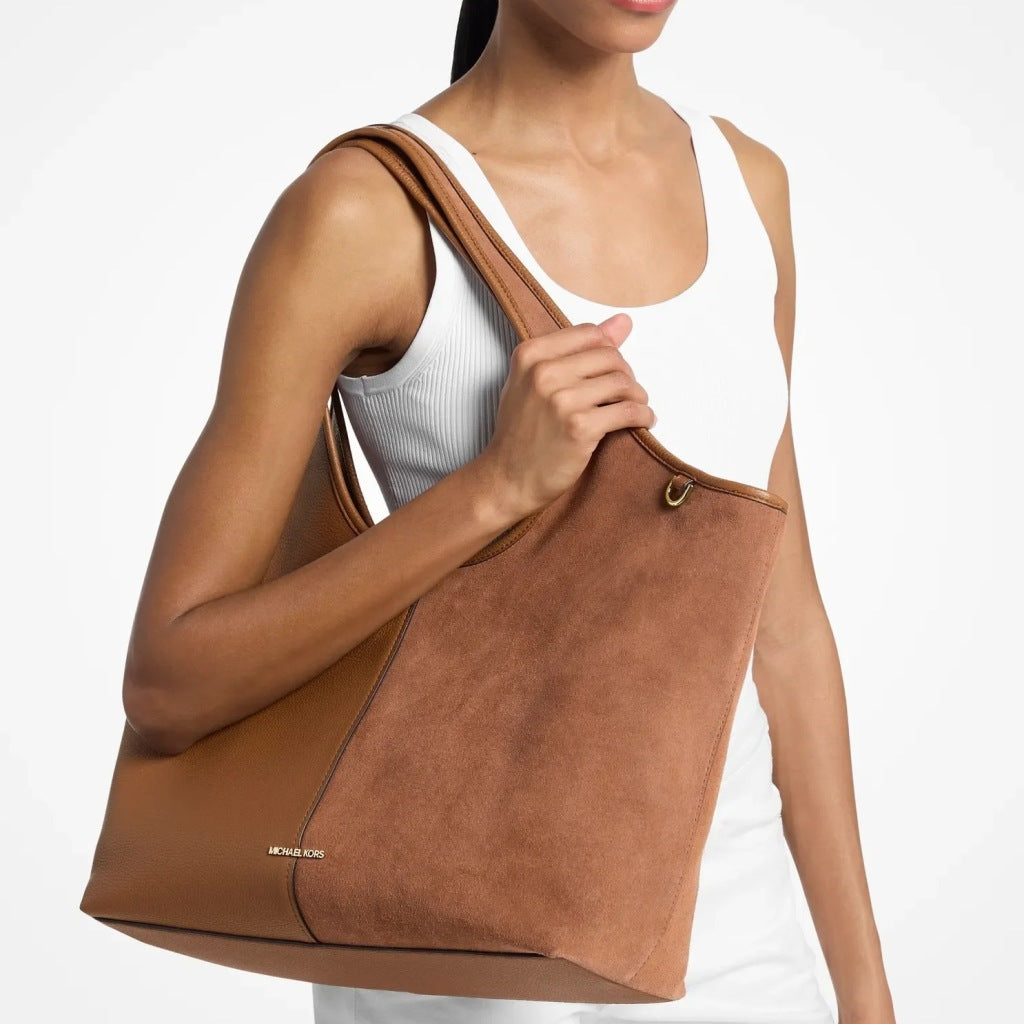 MICHAEL KORS TGTS LG SHOPPER TOTE en color MARRON (6)