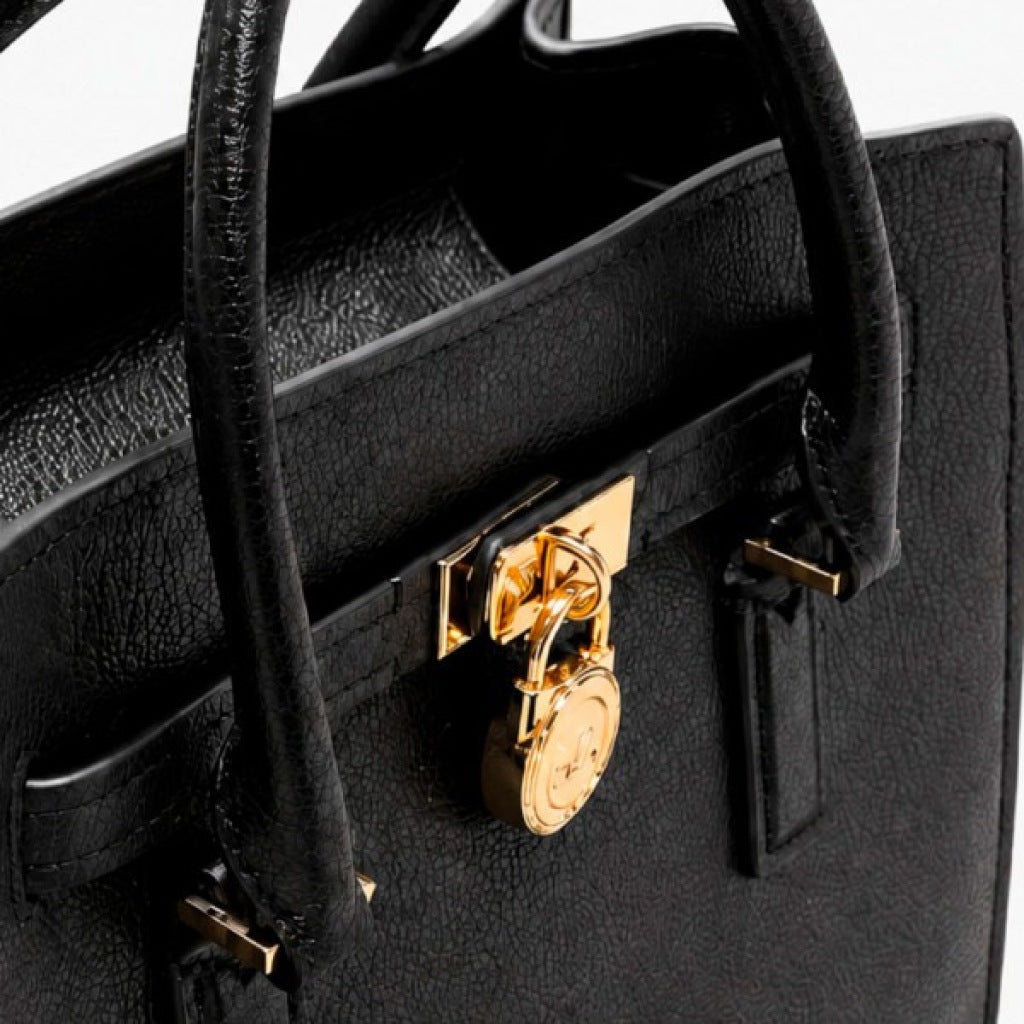 MICHAEL KORS TGNXSL SM SATCHEL en color NEGRO (6)