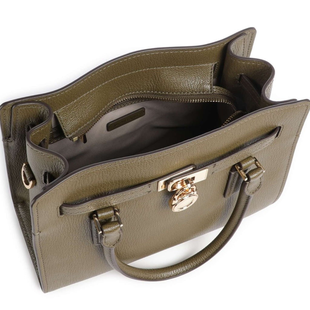 MICHAEL KORS TGNXSL SM SATCHEL en color VERDE (5)