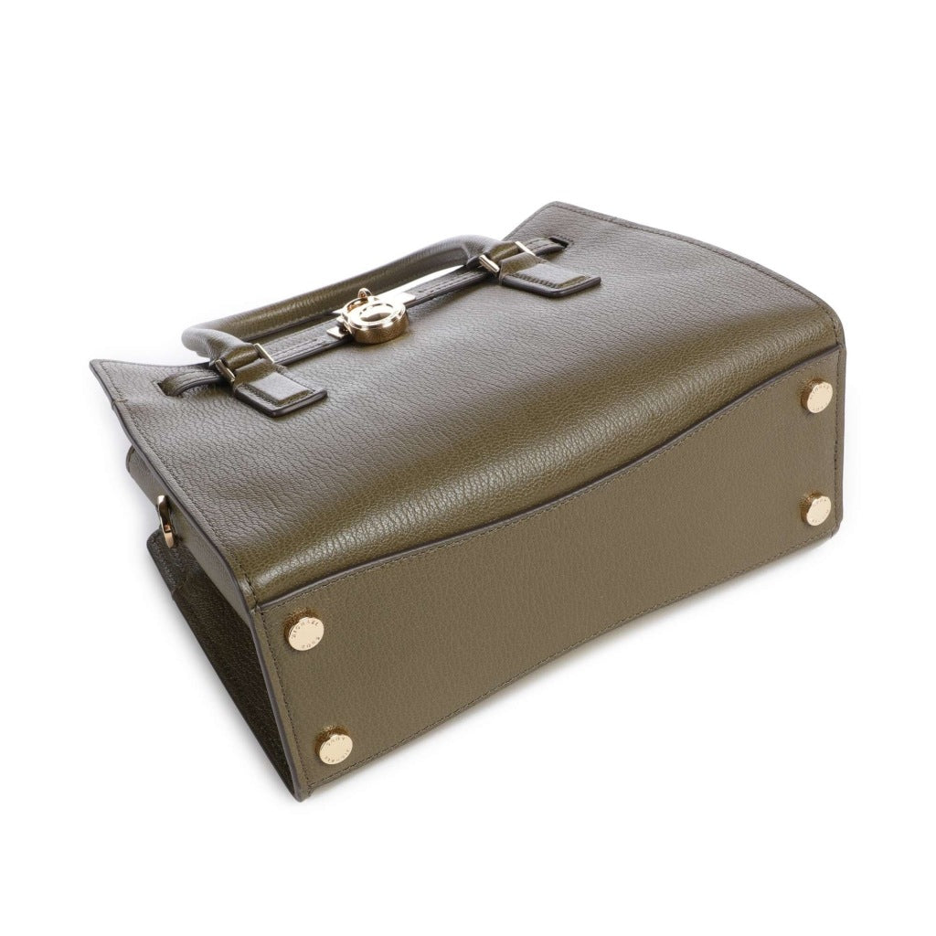 MICHAEL KORS TGNXSL SM SATCHEL en color VERDE (6)