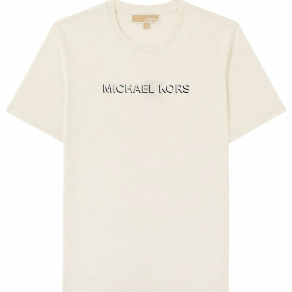 MICHAEL KORS MTJ MK SHDW EMBSSED LOGO TEE en color BLANCO (4)