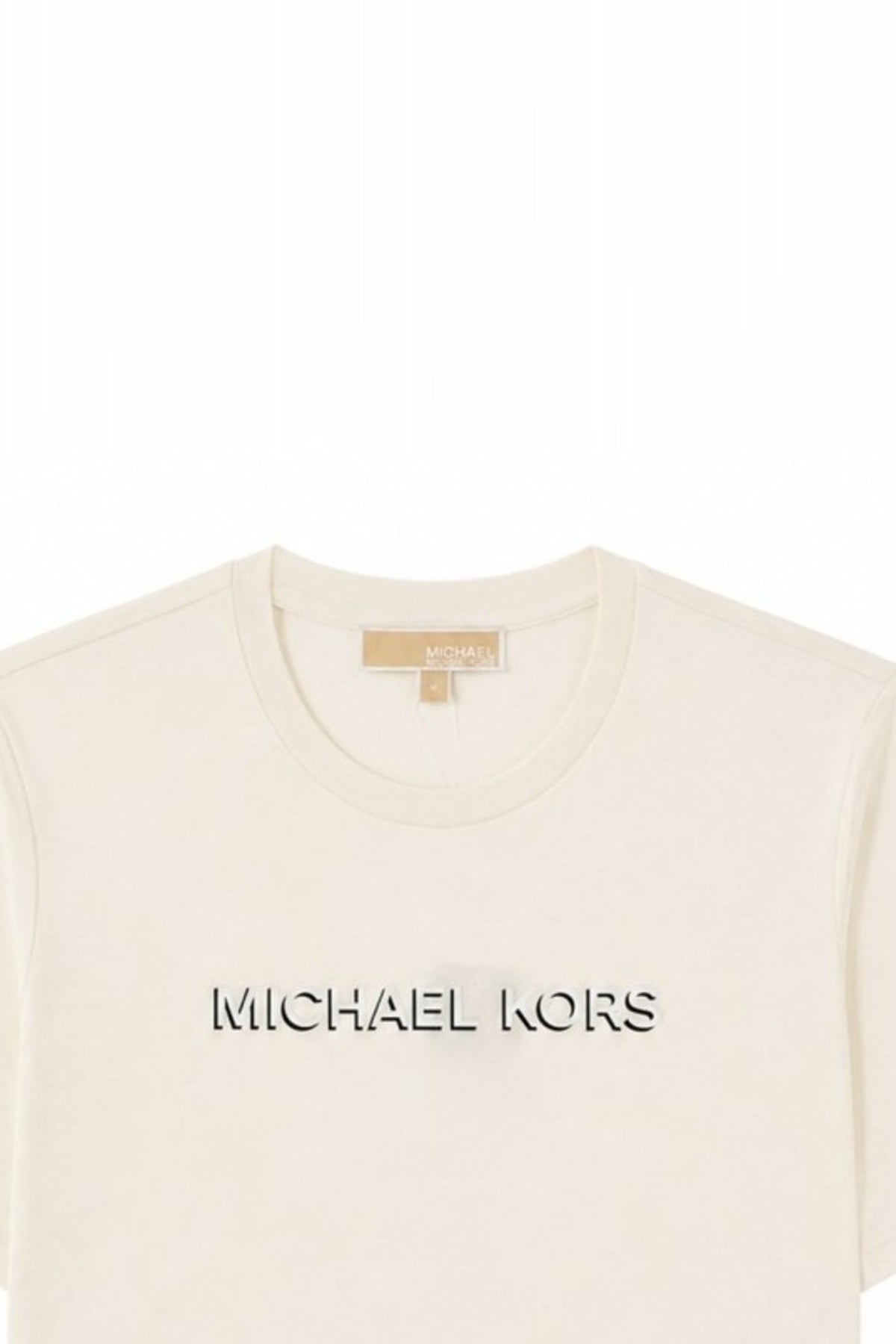 MICHAEL KORS MTJ MK SHDW EMBSSED LOGO TEE en color BLANCO (3)
