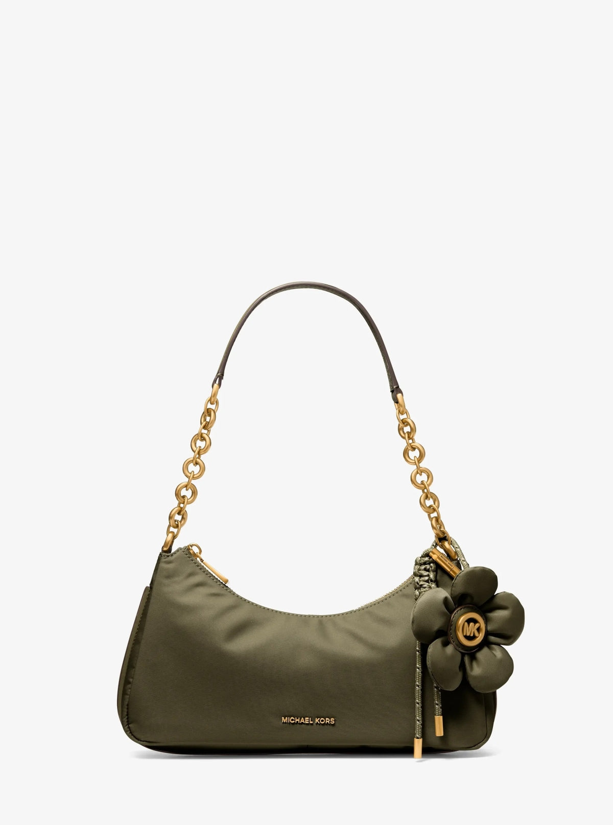 MICHAEL KORS TAYCC MD CHN PCHETTE W CHARM en color VERDE (2)